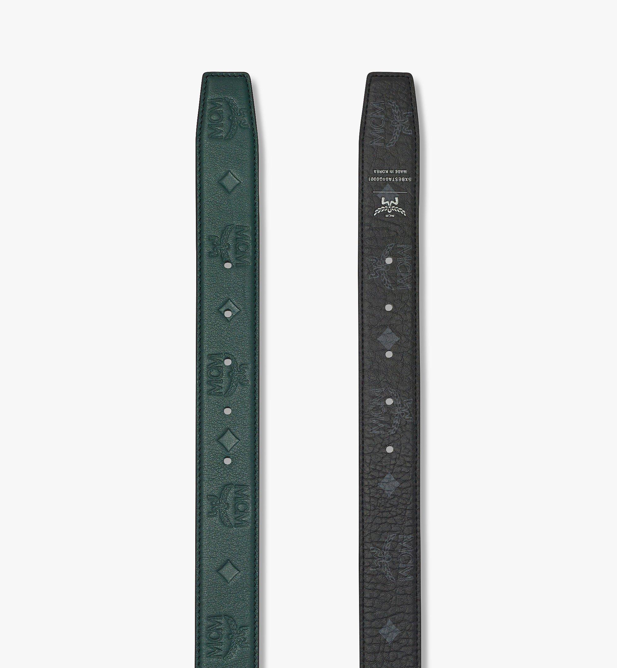 Aren Reversible Belt 1.3” in Embossed Monogram Leather