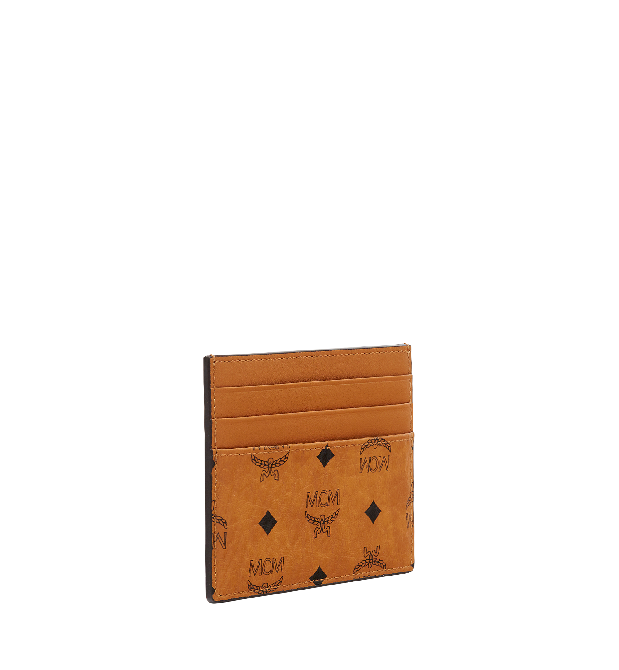 Mini Money Clip Card Case in Visetos Original Cognac | MCM® US