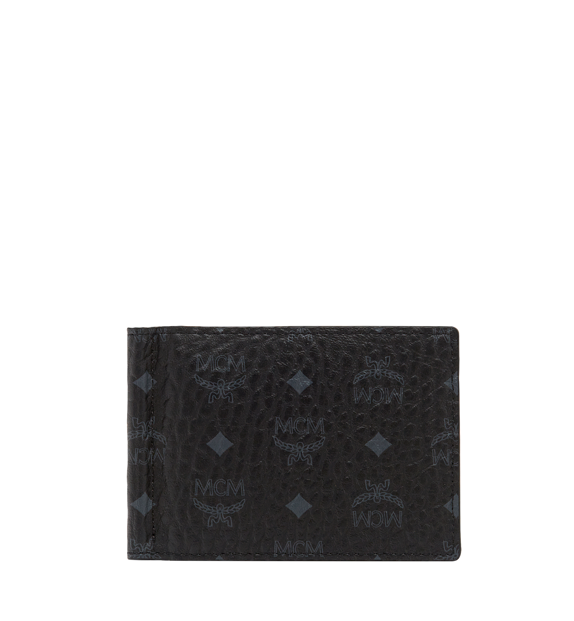 MCM Claus Money Clip in Visetos Black MXC8SVI67BK001 Alternate View 1