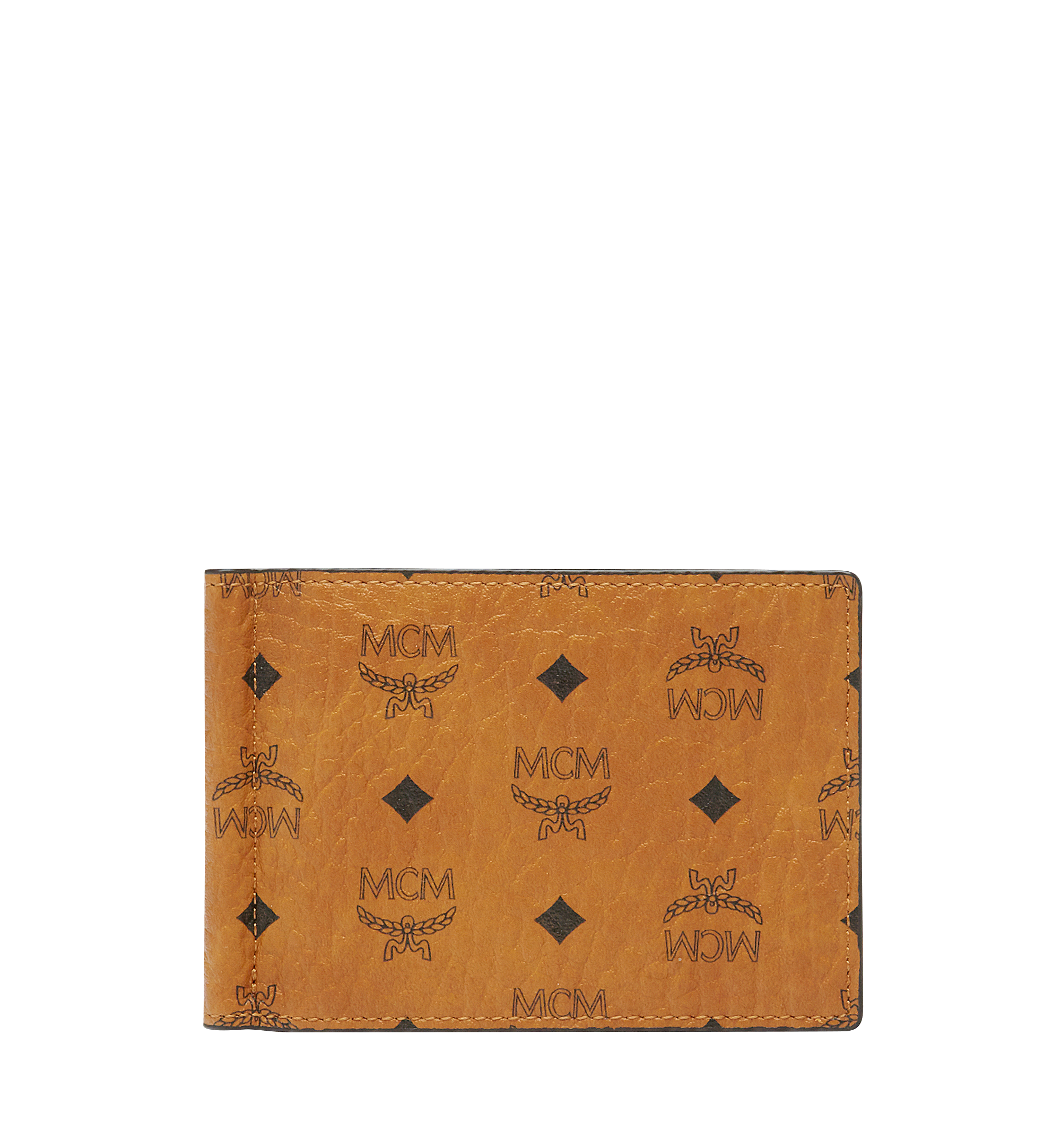 MCM Claus Bifold Cognac Wallet