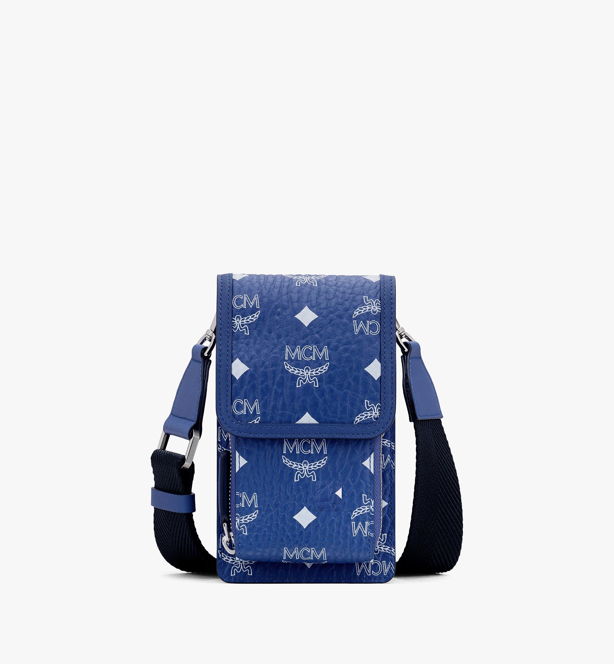 mcm blue crossbody