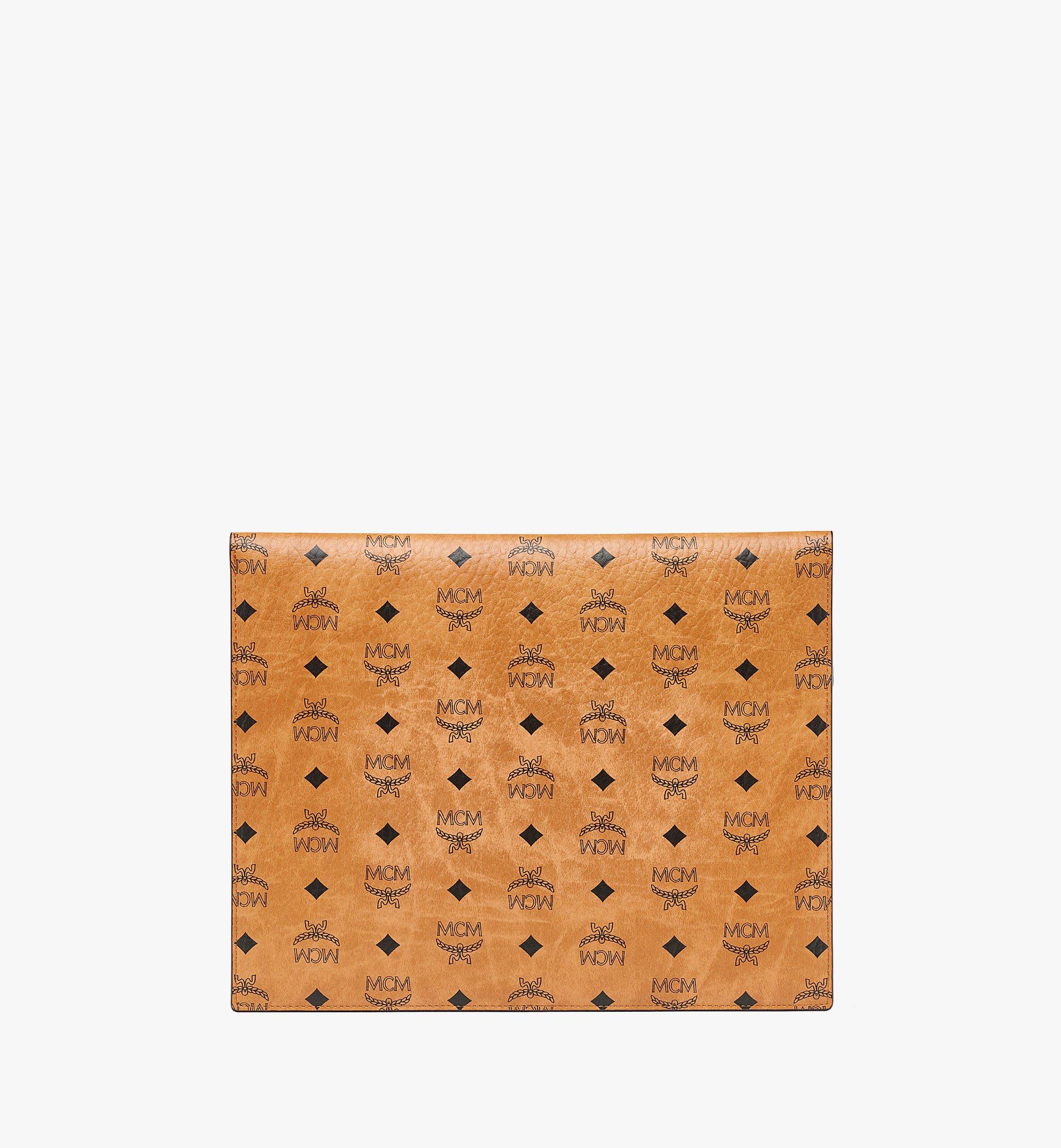 MCM กระเป๋าใส่แท็บเล็ตขนาด MCM x SAMBYPEN ลาย Visetos Cognac MXEBASP01CO001 มุมมองอื่น 2