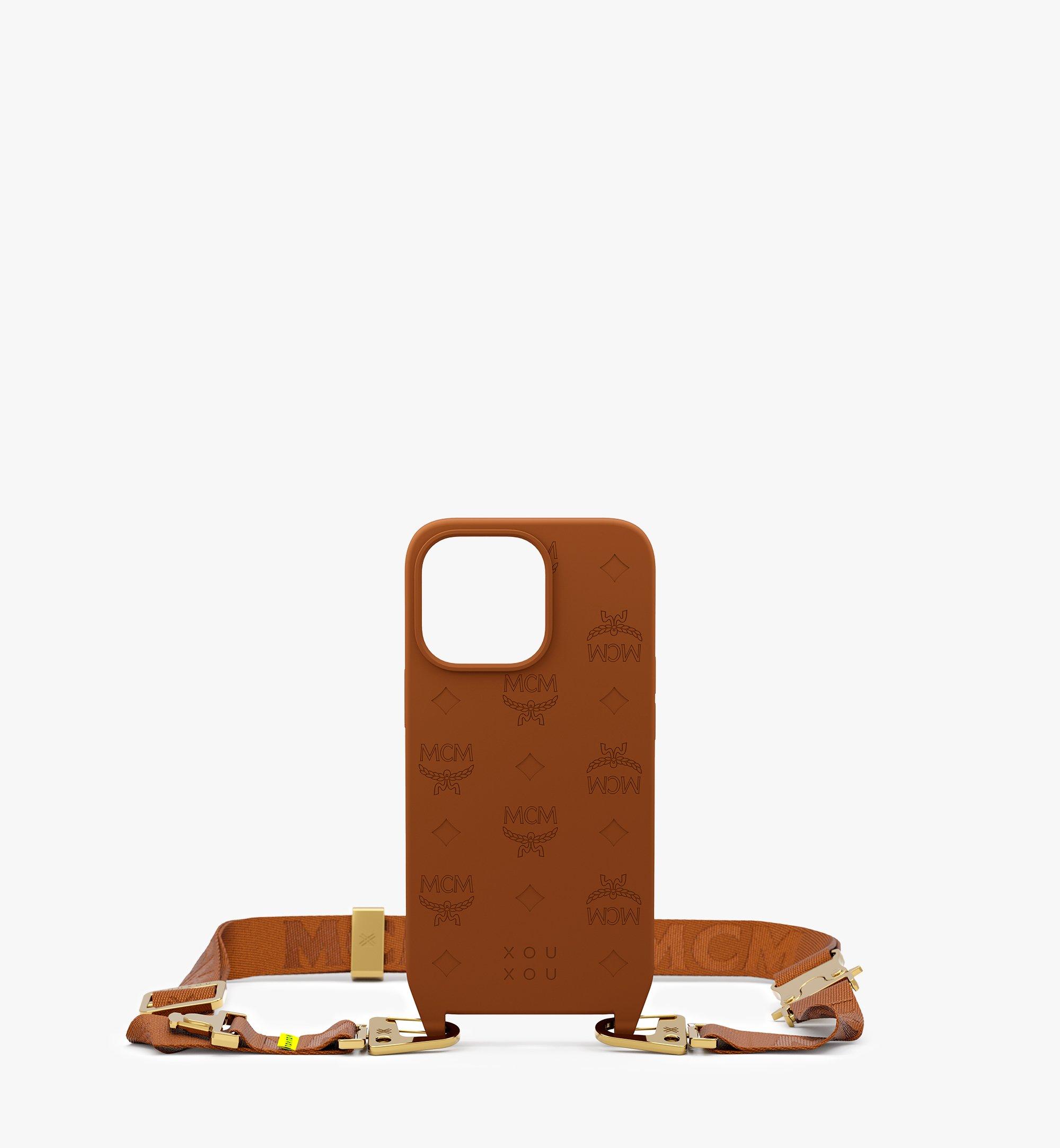 iPhone 13 Pro iPhone 13 Pro MCM x XOUXOU Case Cognac | MCM ®CN