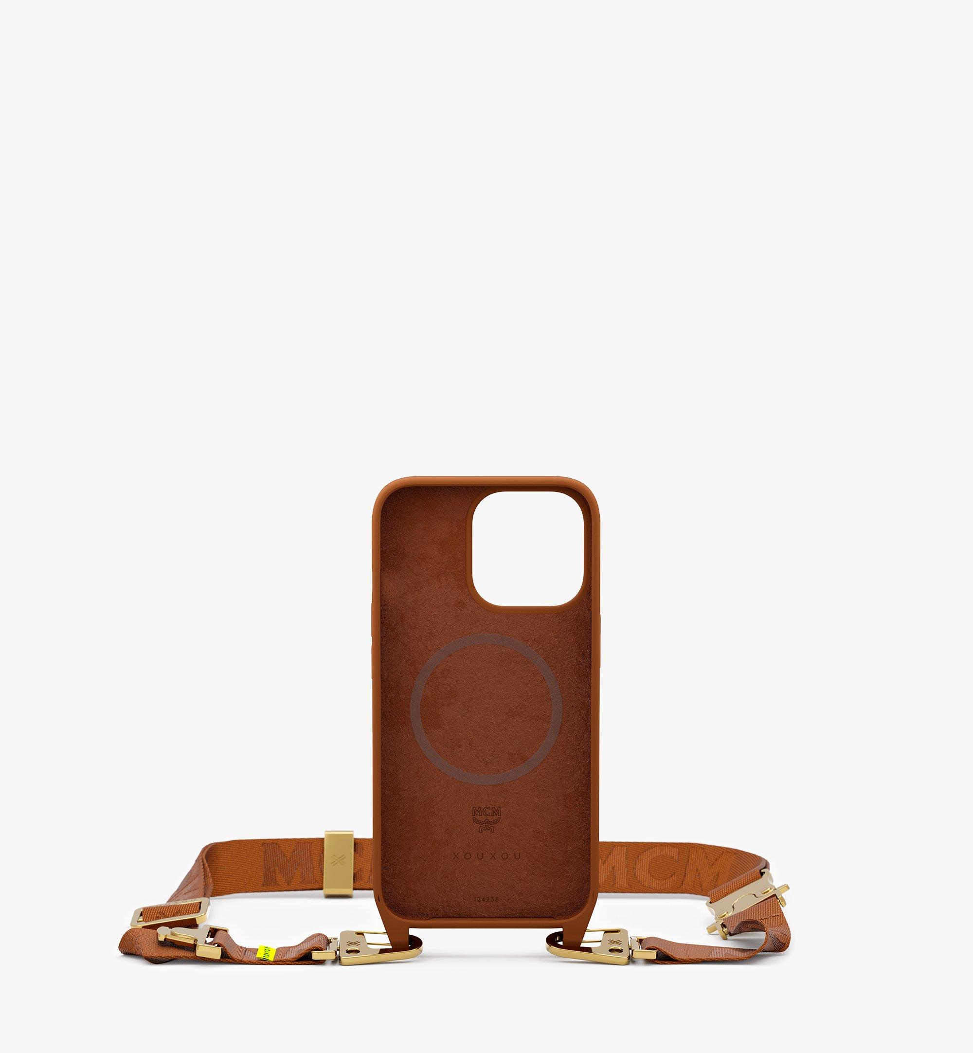 iPhone 13 Pro Max iPhone 13 Pro Max MCM x XOUXOU Case Cognac | MCM ®US
