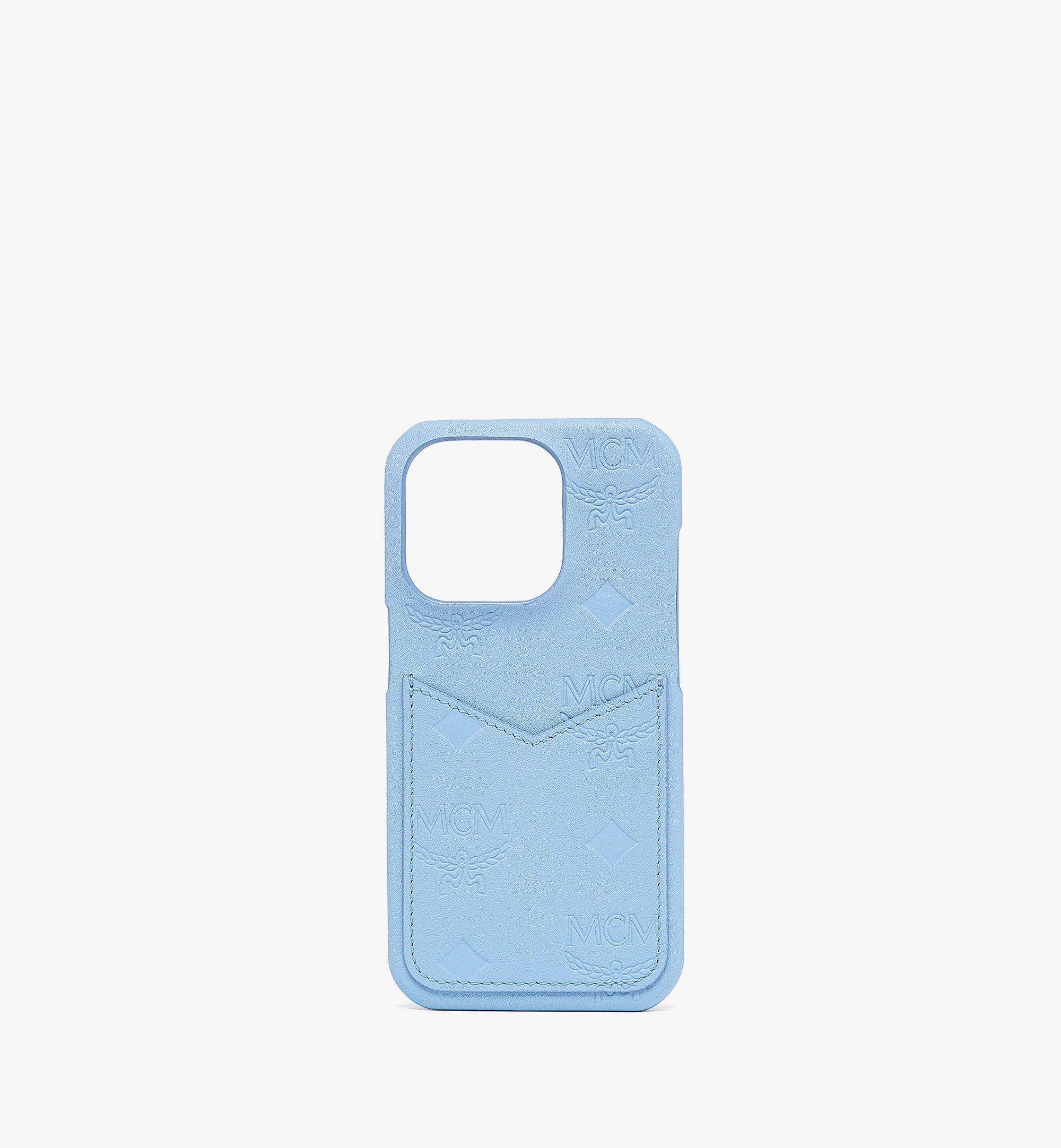 iPhone 15 Pro Case in Monogram Leather