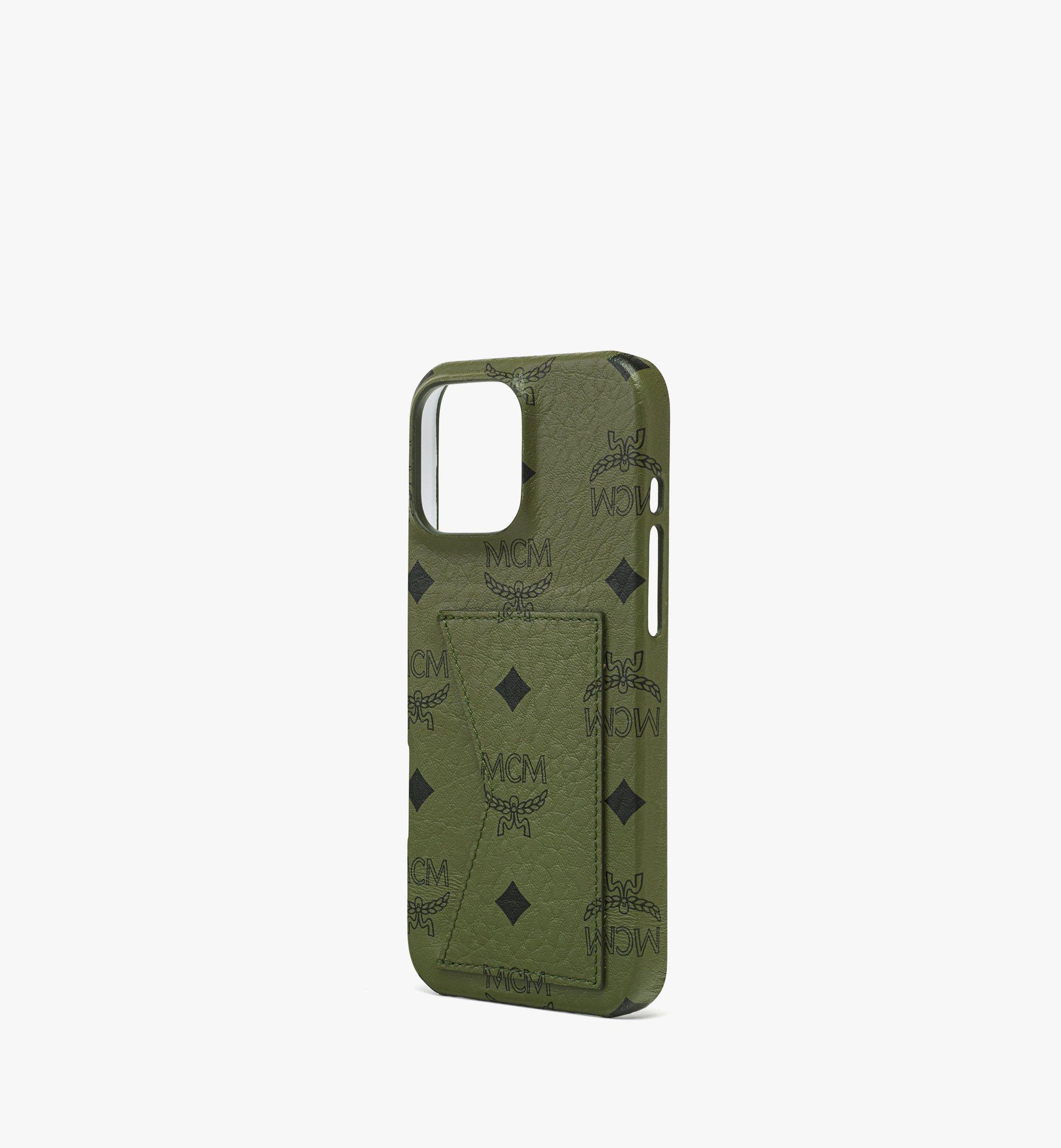 MCM Coque pour iPhone 16 Pro Max en Visetos Green MXEFATA02K8001 Plus de photos 1