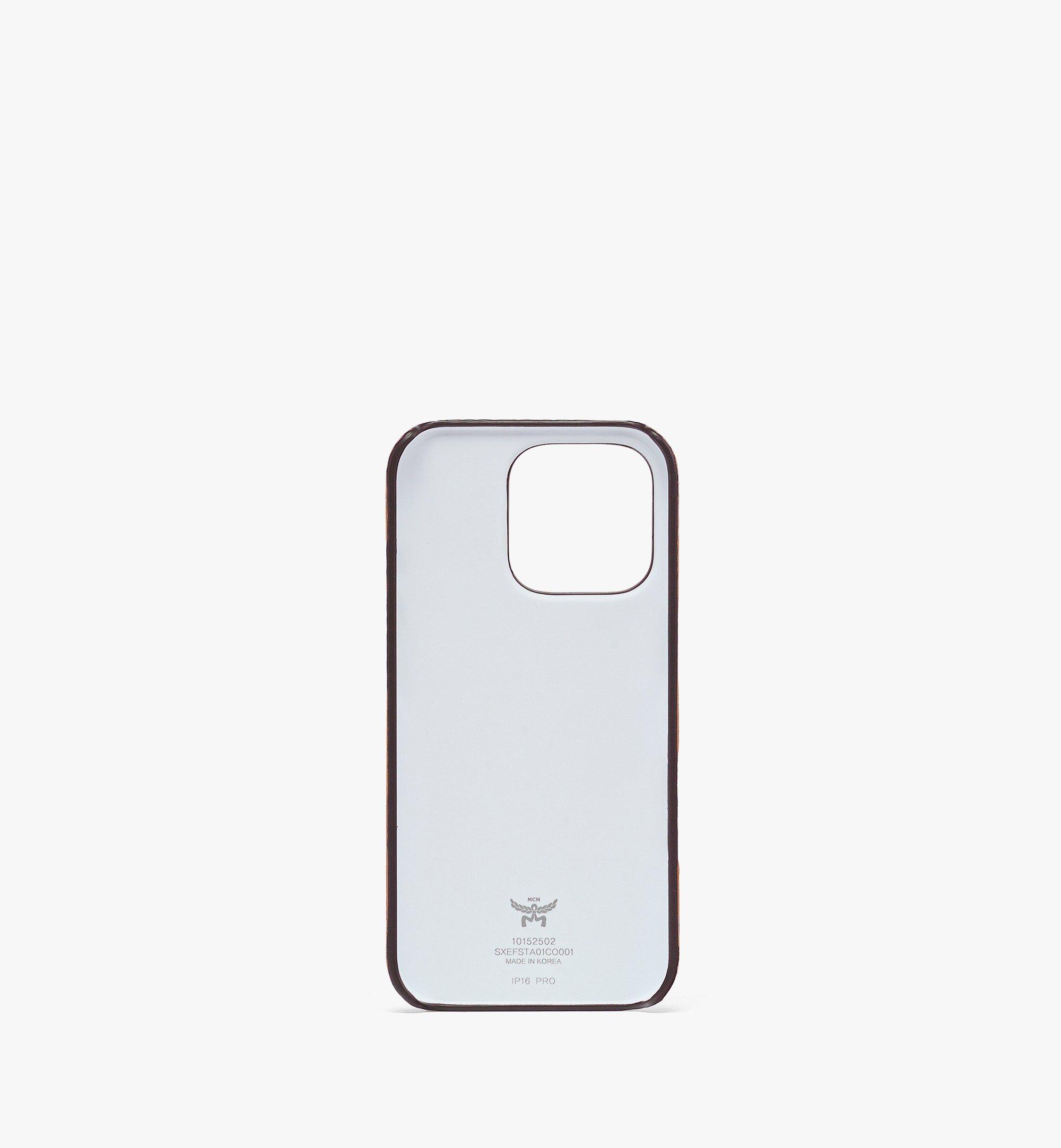 MCM iPhone 16 Pro Case in Visetos  MXEFSTA01CO001 Alternate View 2