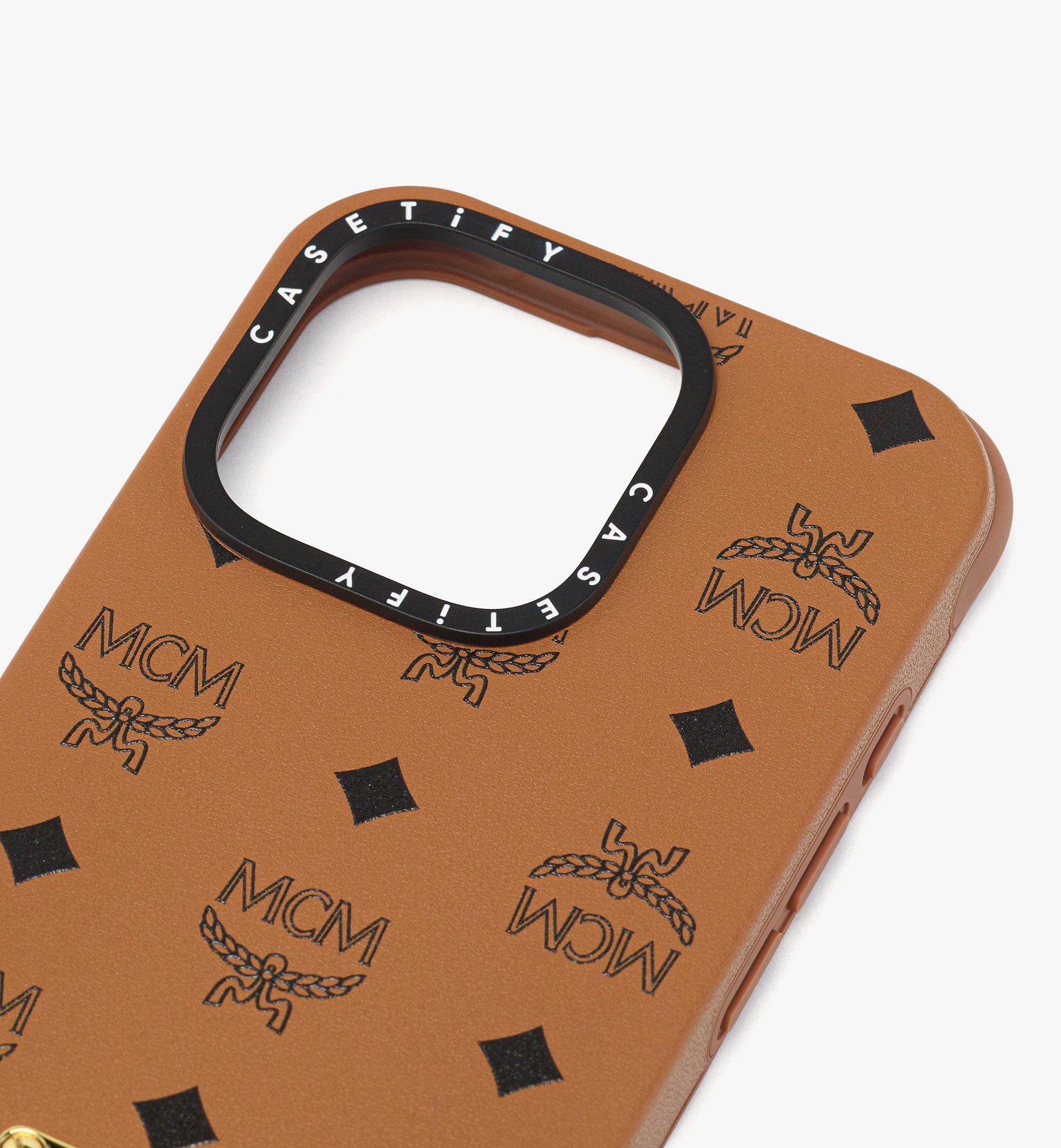 iPhone 16 Pro MCM X CASETiFY Brass Plate BioVeg iPhone Case