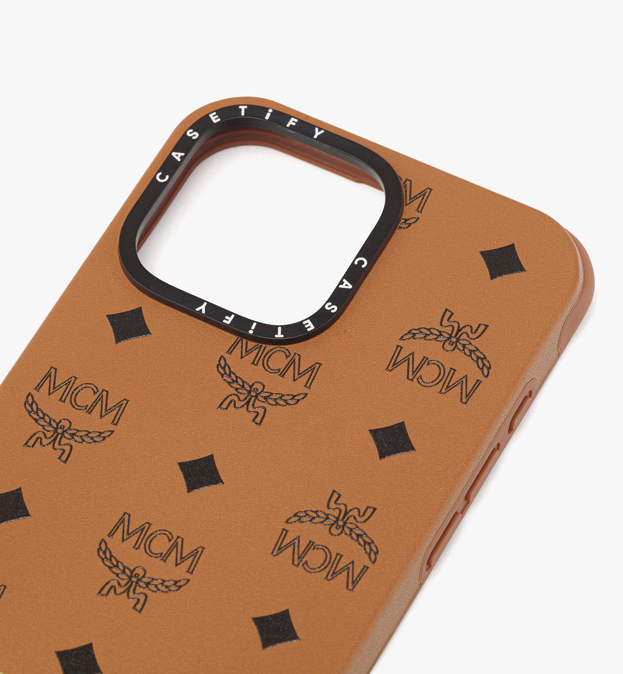 iPhone 16 Pro Max MCM X CASETiFY Brass Plate BioVeg iPhone Case