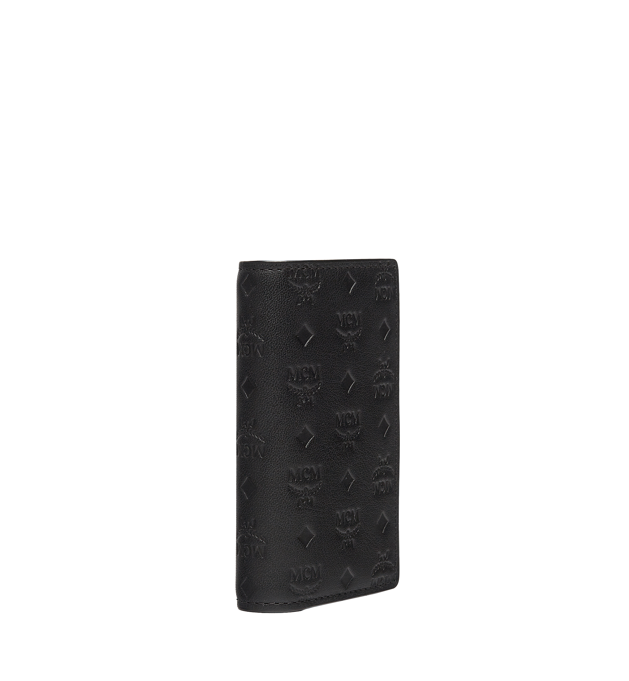 MCM Sigmund Keycase in Monogram Leather Black MXK6AIE22BK001 Alternate View 1