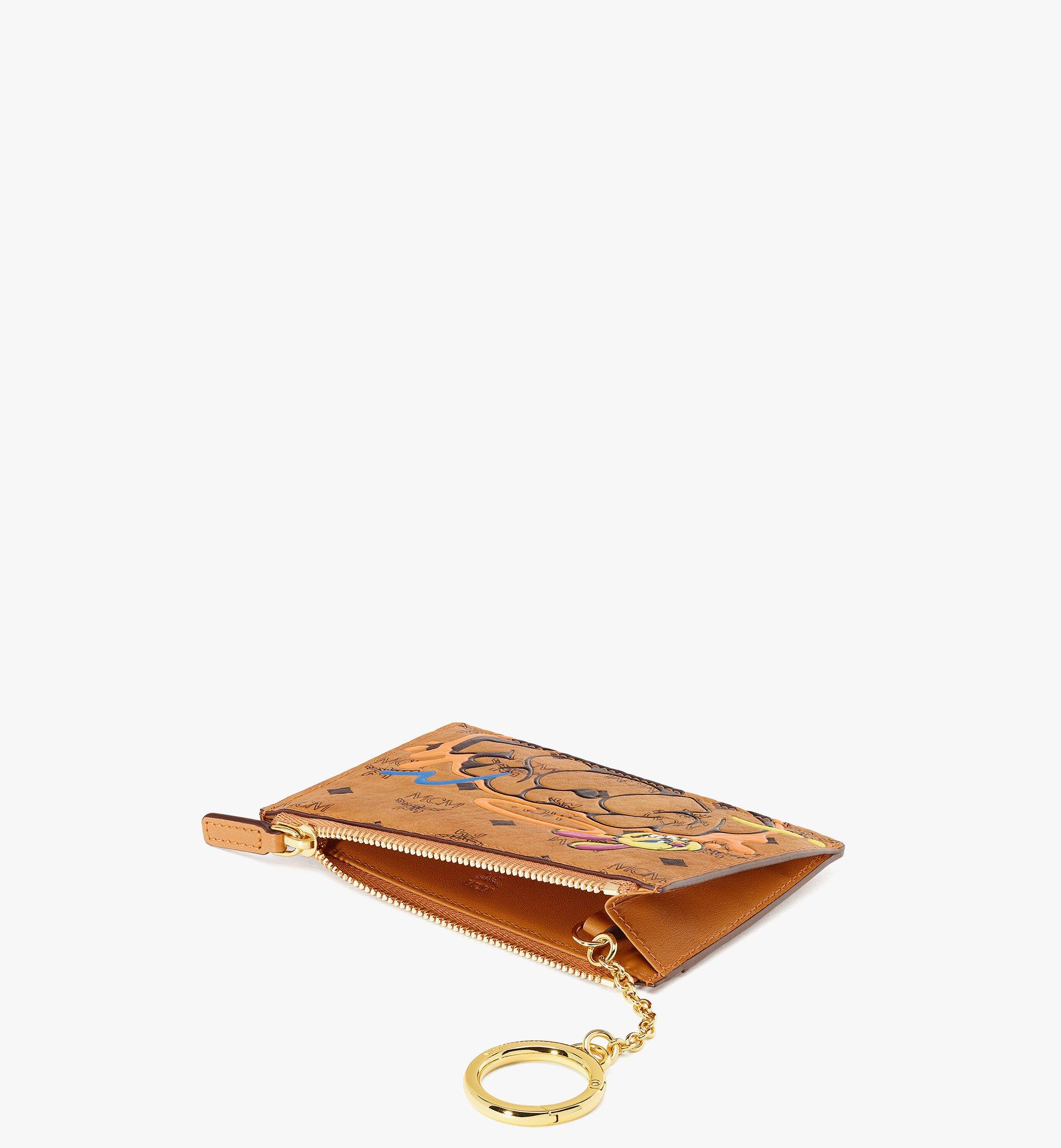 One Size MCM x SAMBYPEN Key Pouch in Visetos Cognac MCM ®US
