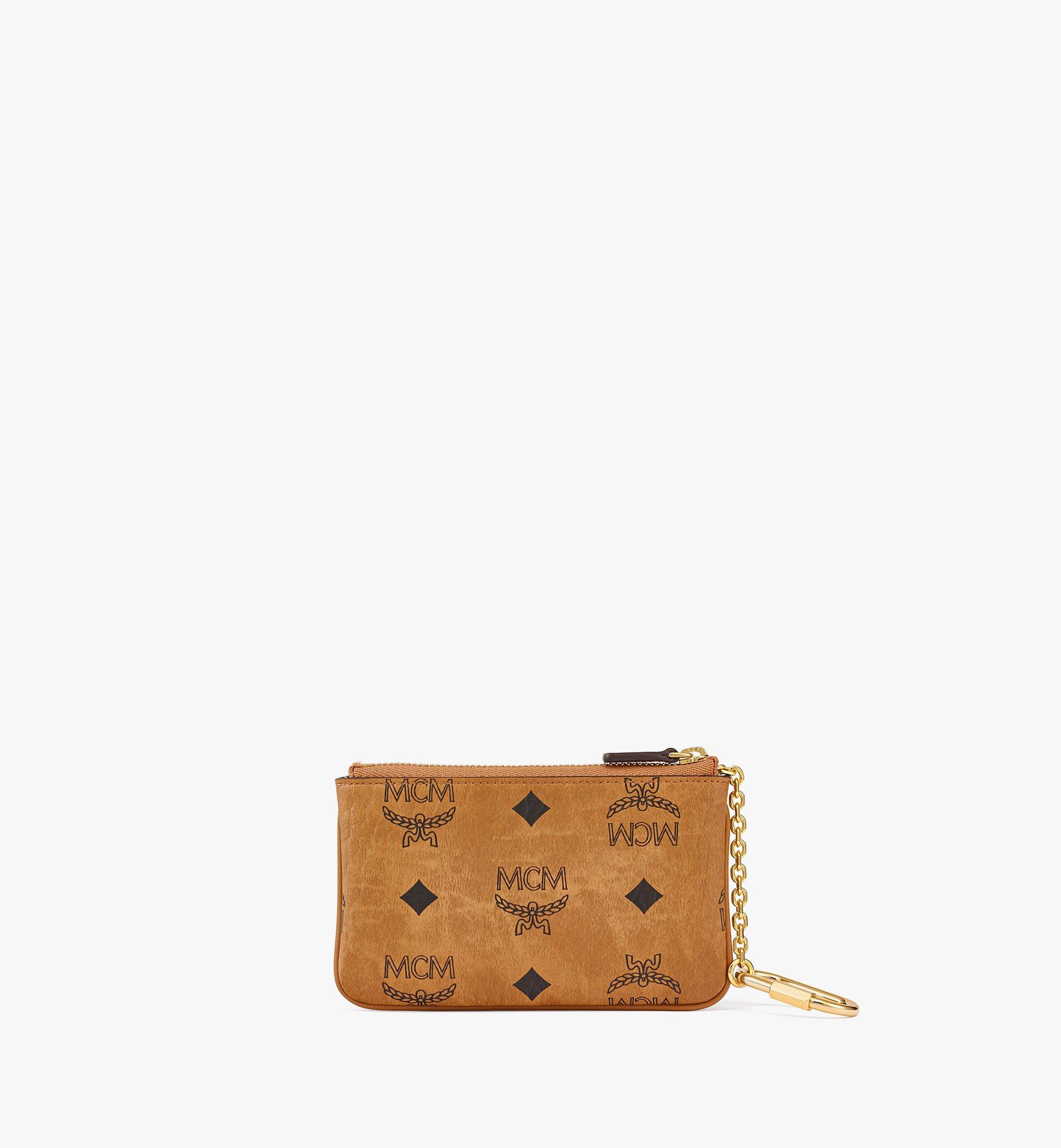 MCM Key Pouch in Visetos Cognac MXKCSVI01CO001 Alternate View 2