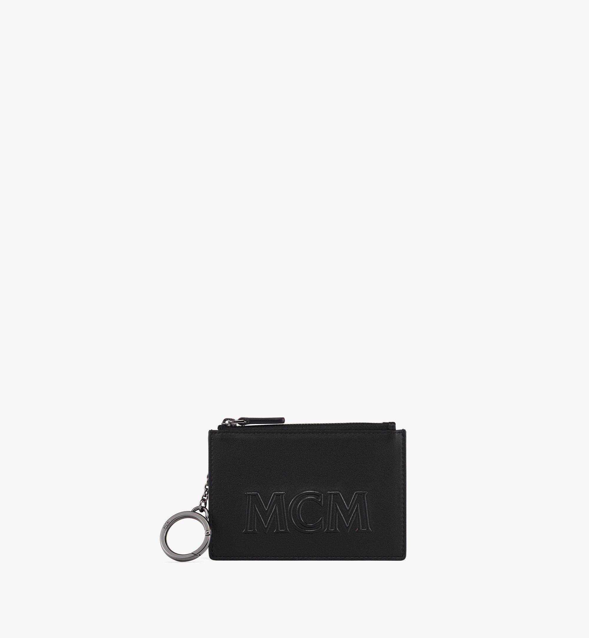 MCM Aren Crossbody Pouch In Spanish Calf Leather in Black for Men