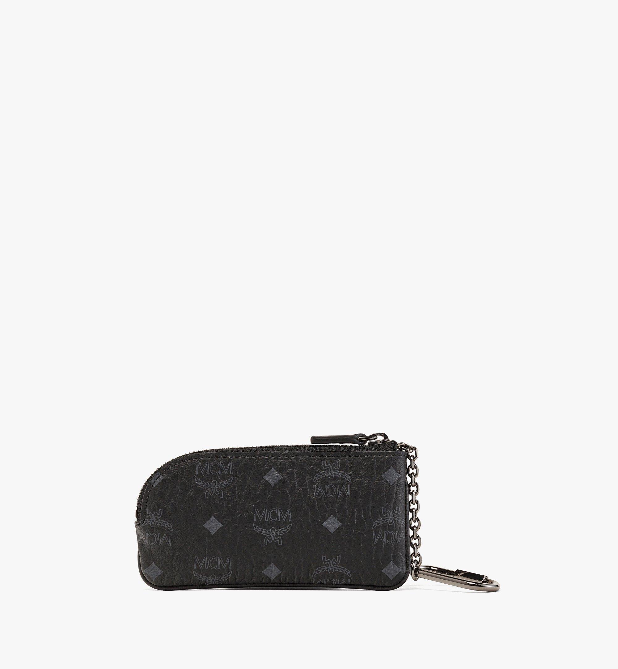 One Size Aren Key Pouch in Visetos Black MCM AT