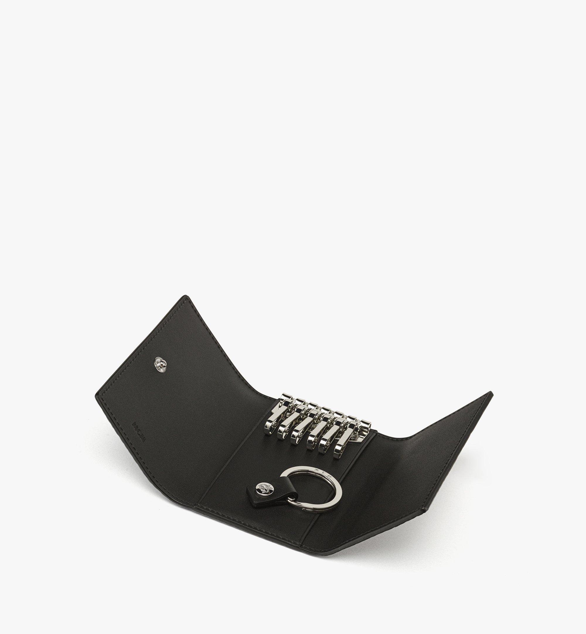 MCM Himmel Key Wallet in Visetos Black MXKEATA01BK001 Alternate View 1