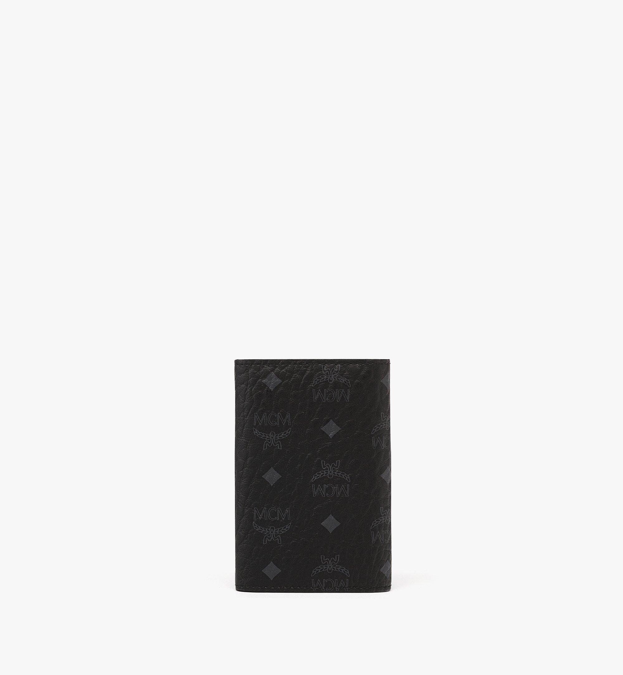 MCM Himmel Key Wallet in Visetos Black MXKEATA01BK001 Alternate View 2