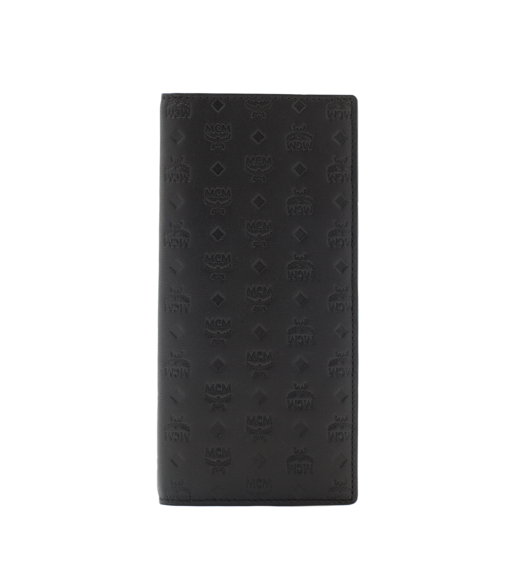 MCM Sigmund Long Bifold Wallet in Monogram Leather Black MXL6SIE23BK001 Alternate View 1