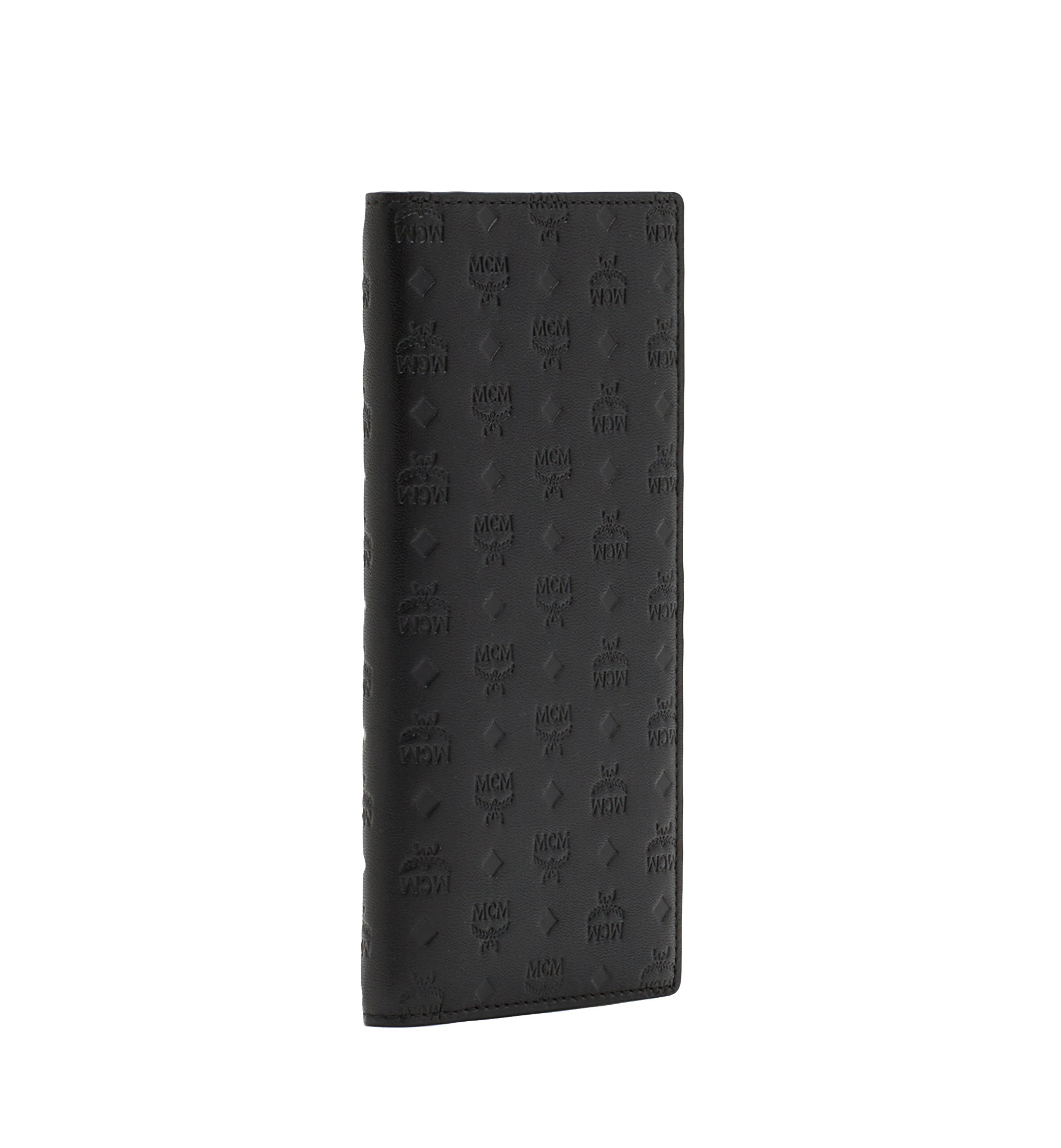 MCM Sigmund Long Bifold Wallet in Monogram Leather Black MXL6SIE23BK001 Alternate View 1