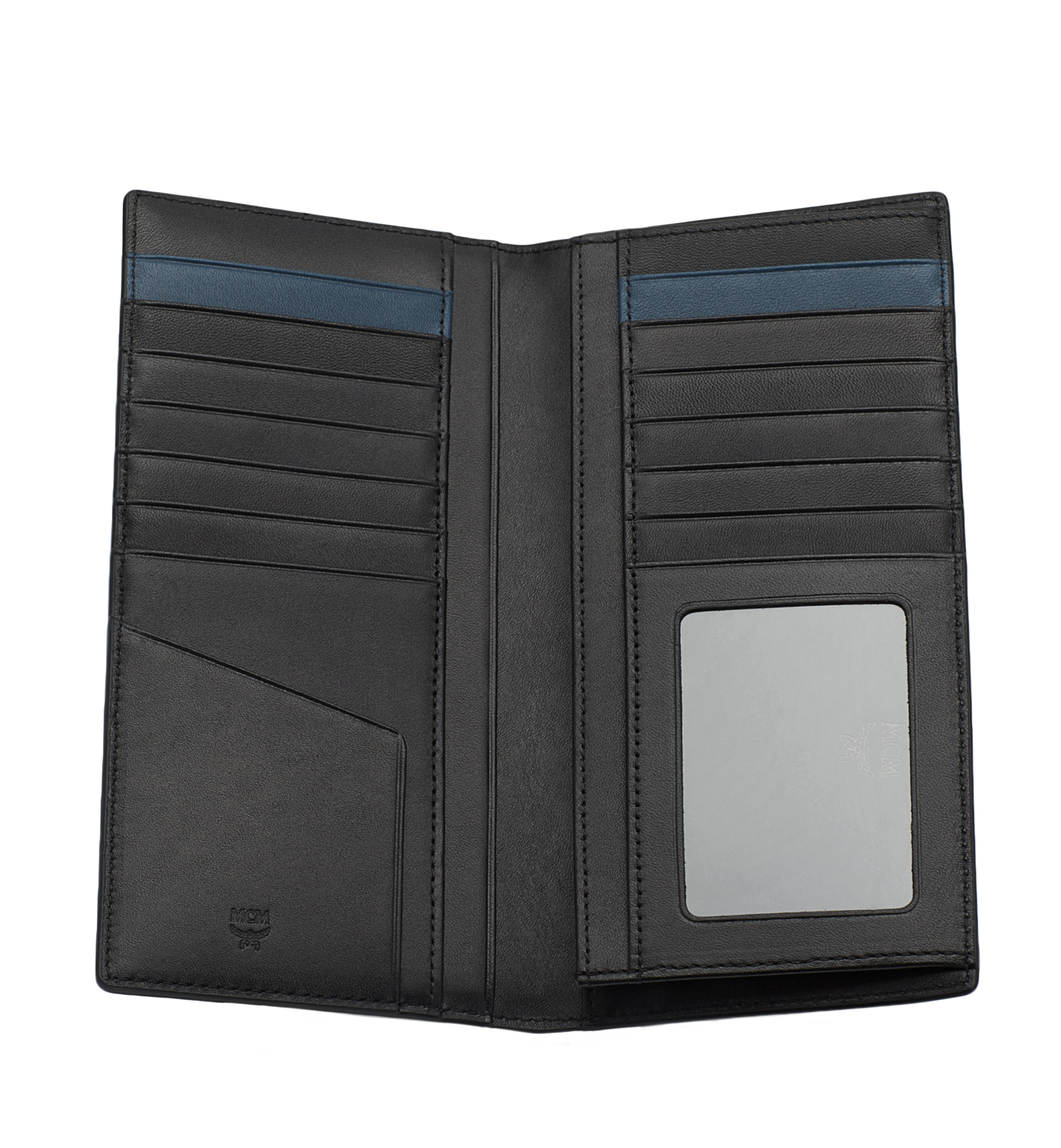MCM Sigmund Long Bifold Wallet in Monogram Leather Black MXL6SIE23BK001 Alternate View 3