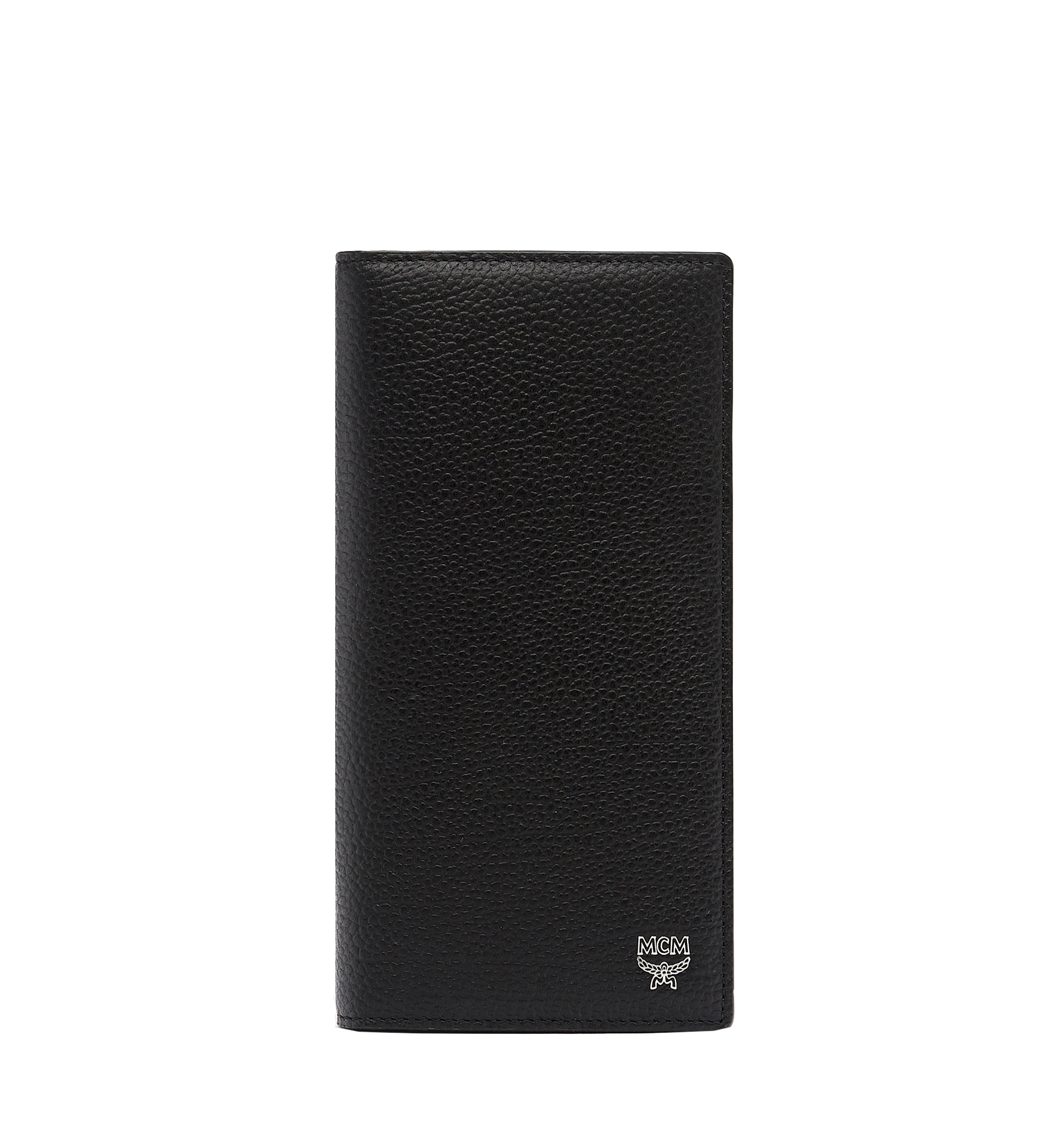 MCM Ottomar Long Bifold Wallet in Grained Leather Black MXL7SOT03BK001 Plus de photos 1
