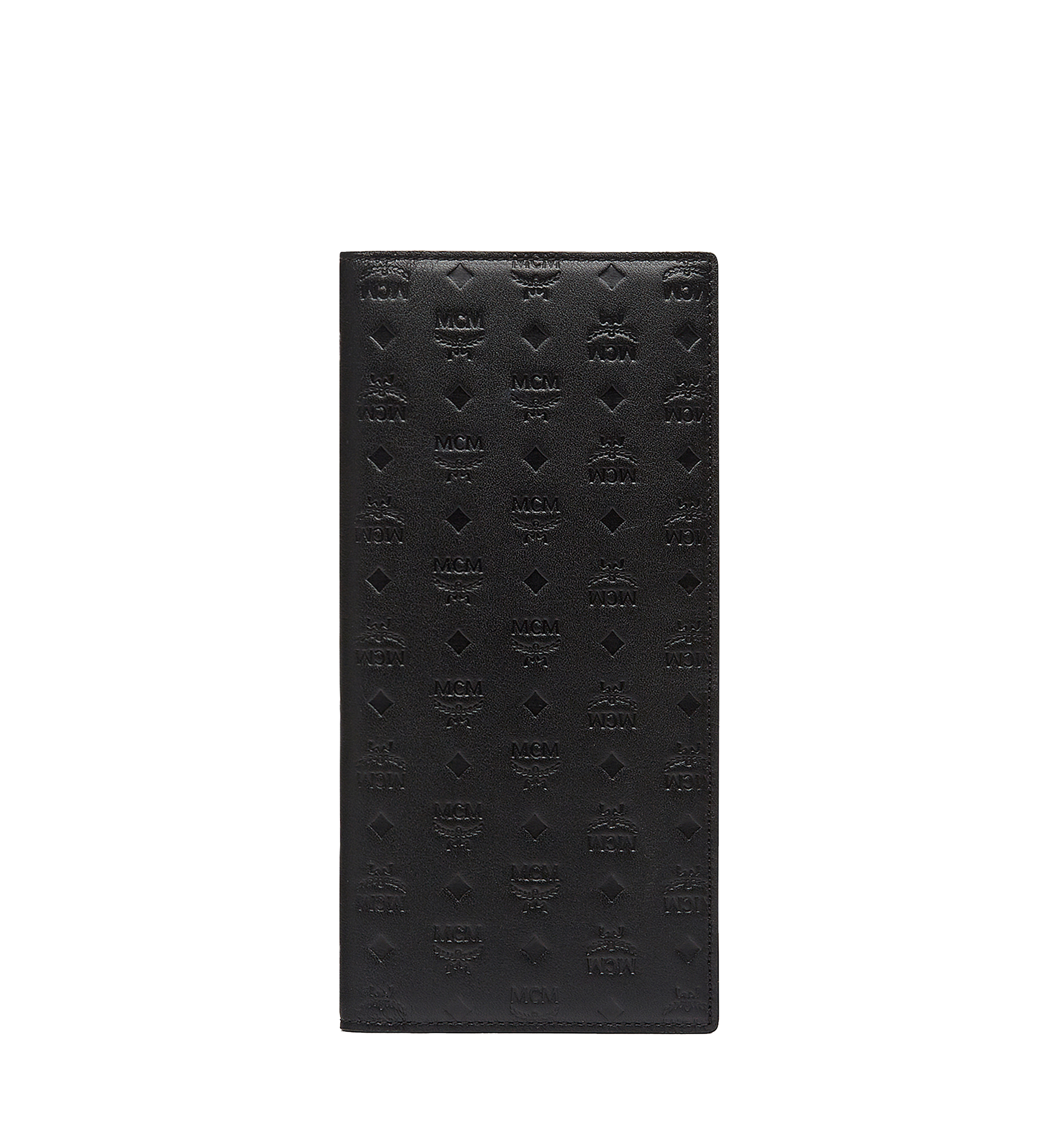 MCM Sigmund Long Bifold Wallet in Monogram Leather Black MXL8SIE23BK001 Alternate View 1