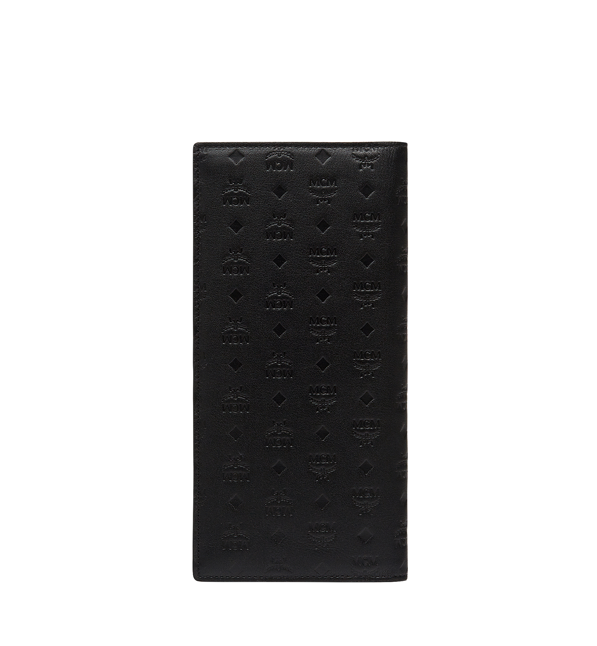 MCM Sigmund Long Bifold Wallet in Monogram Leather Black MXL8SIE23BK001 Alternate View 2