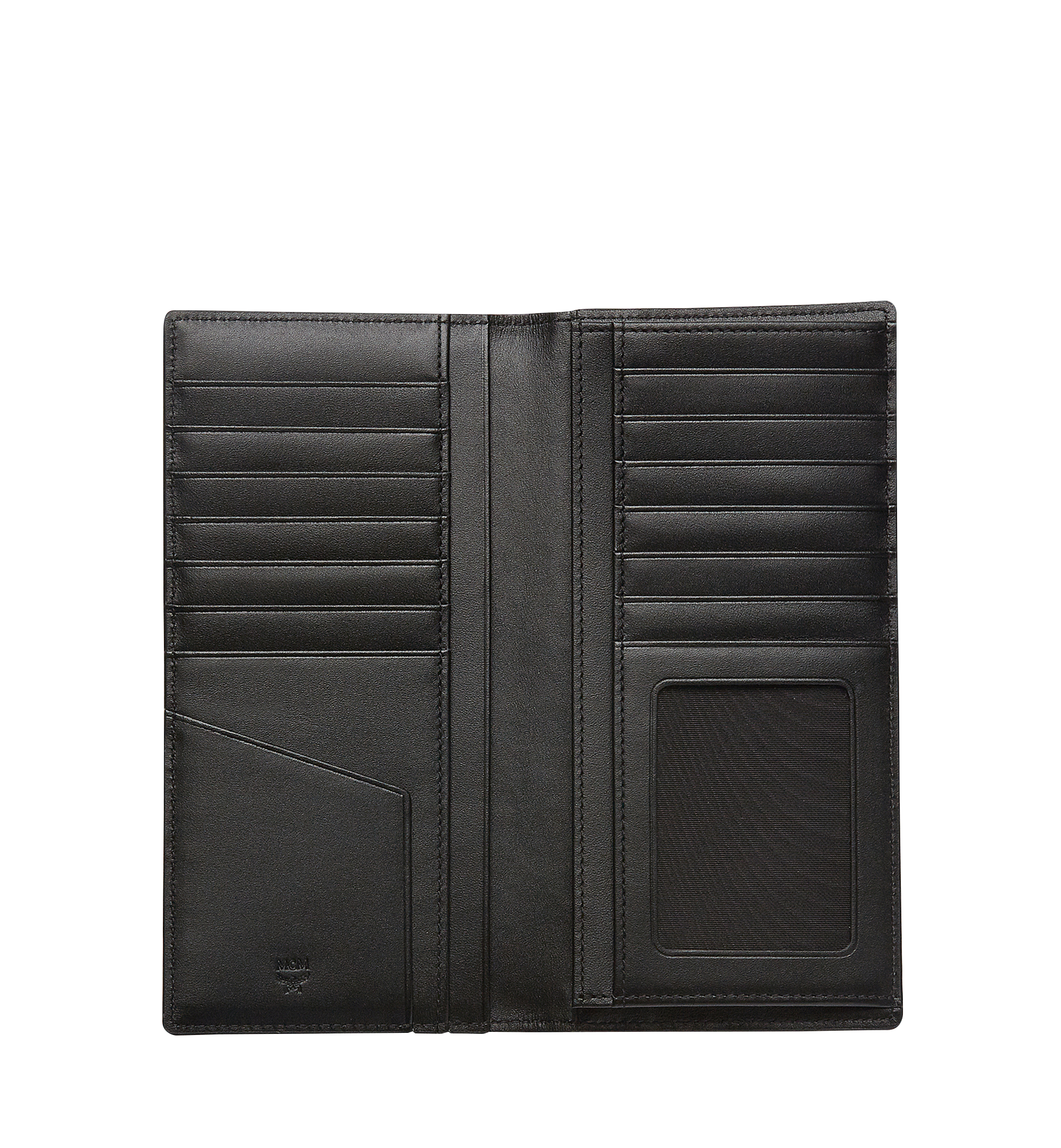 MCM Long Bifold Wallet in Gunta M Stripe Visetos Black MXL8SVE70BK001 Alternate View 3