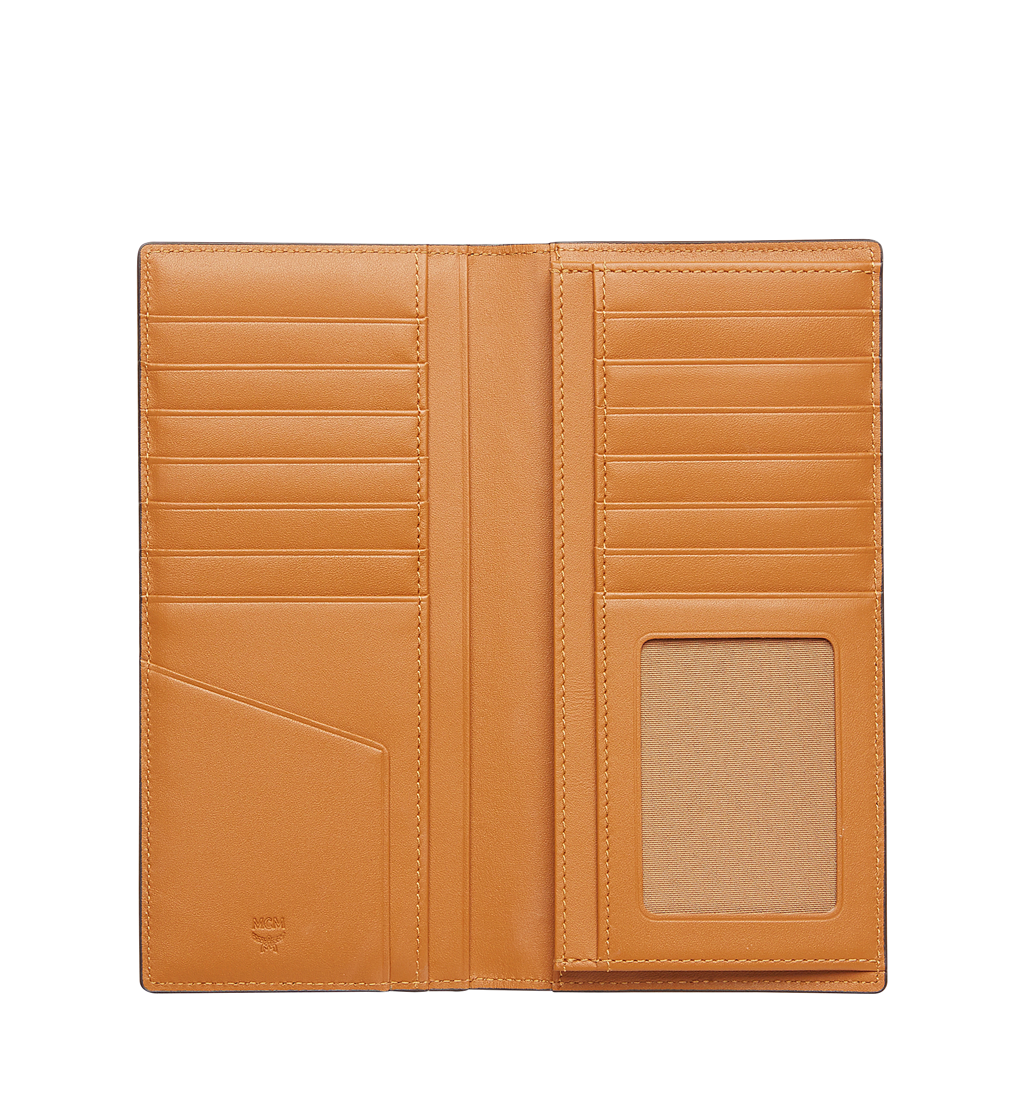 MCM Long Bifold Wallet in Gunta M Stripe Visetos Cognac MXL8SVE70CO001 Alternate View 3