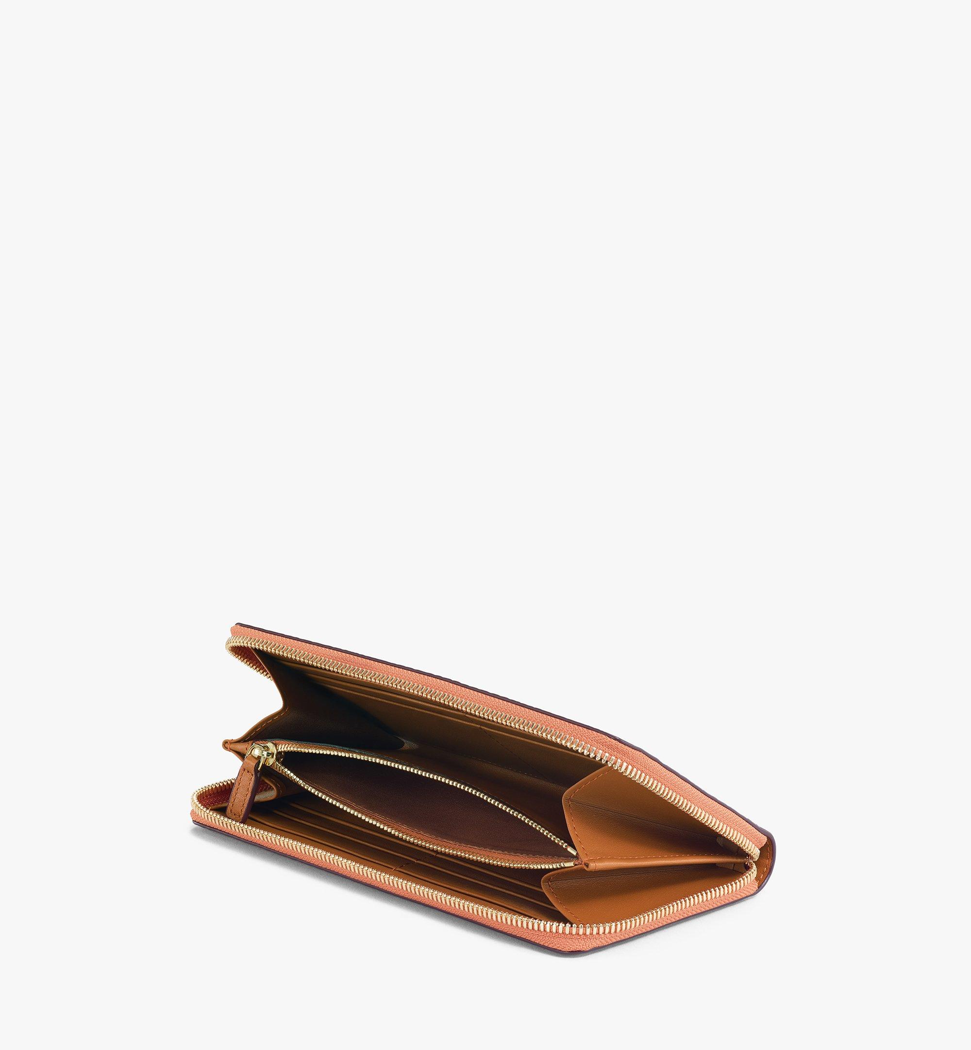 Small Bifold Wallet in Visetos Original Cognac