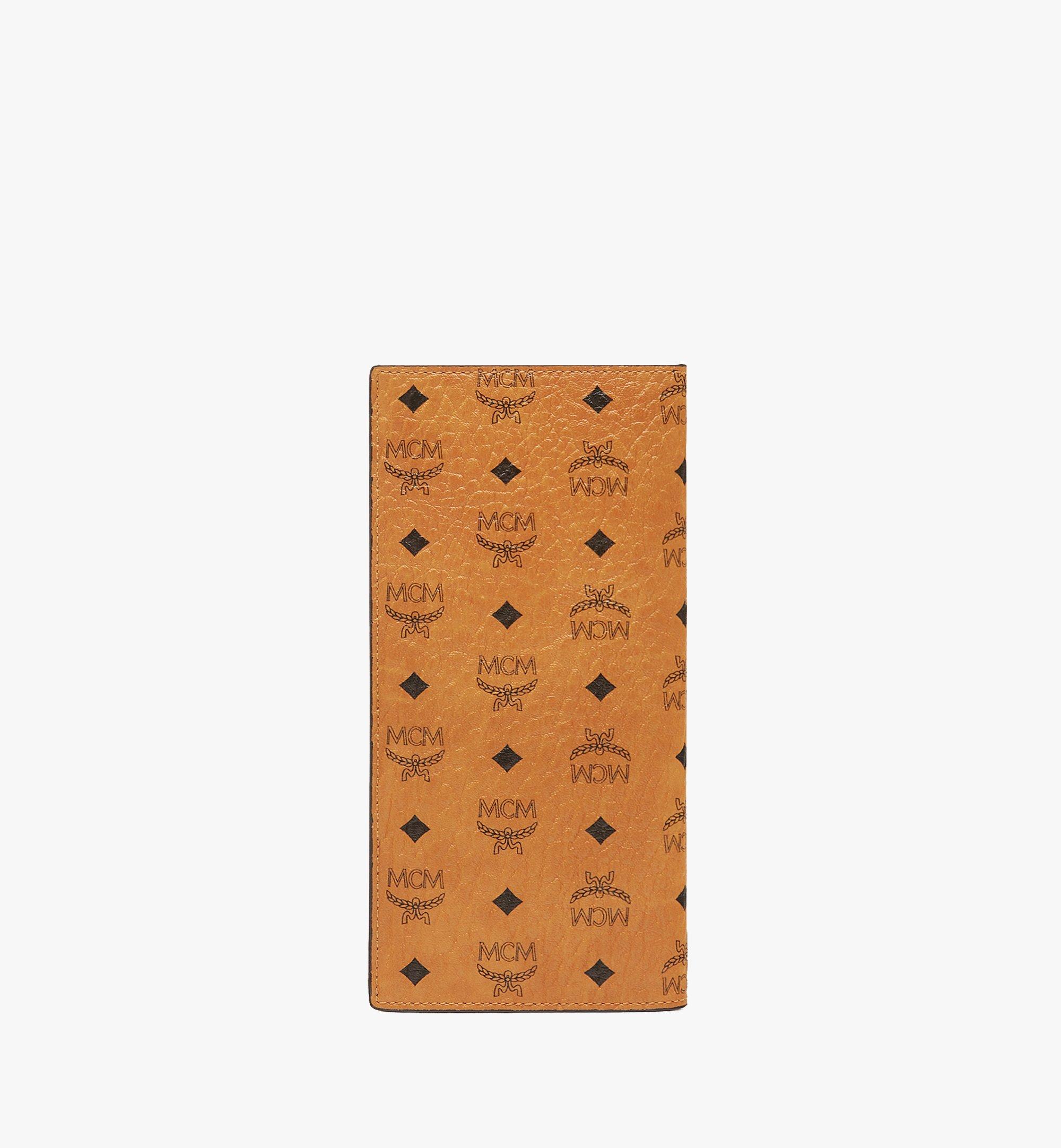 MCM Continental Wallet in Visetos Original Cognac MXLAAVI02CO001 Alternate View 2