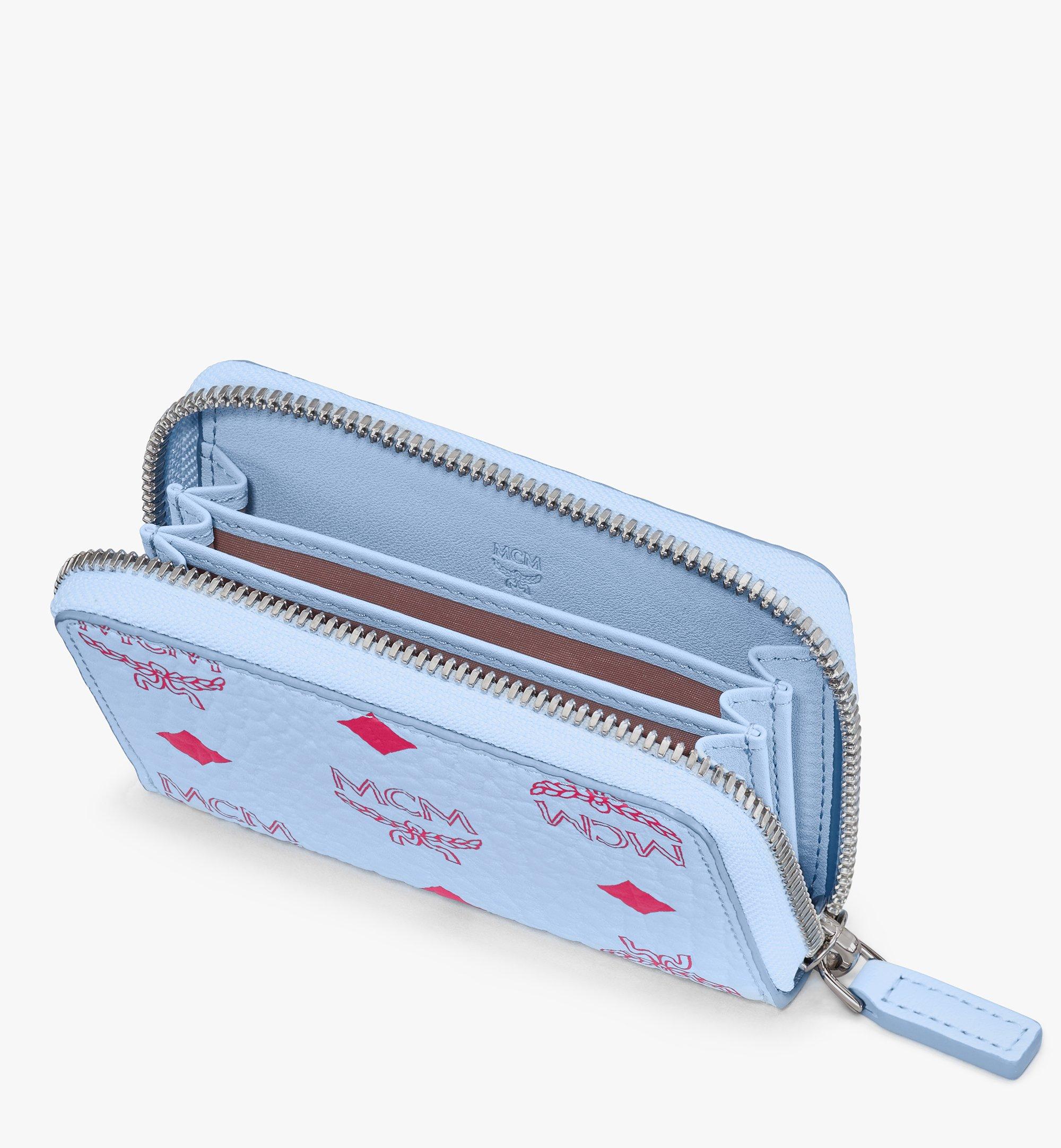 Zip Around Card Wallet in Visetos