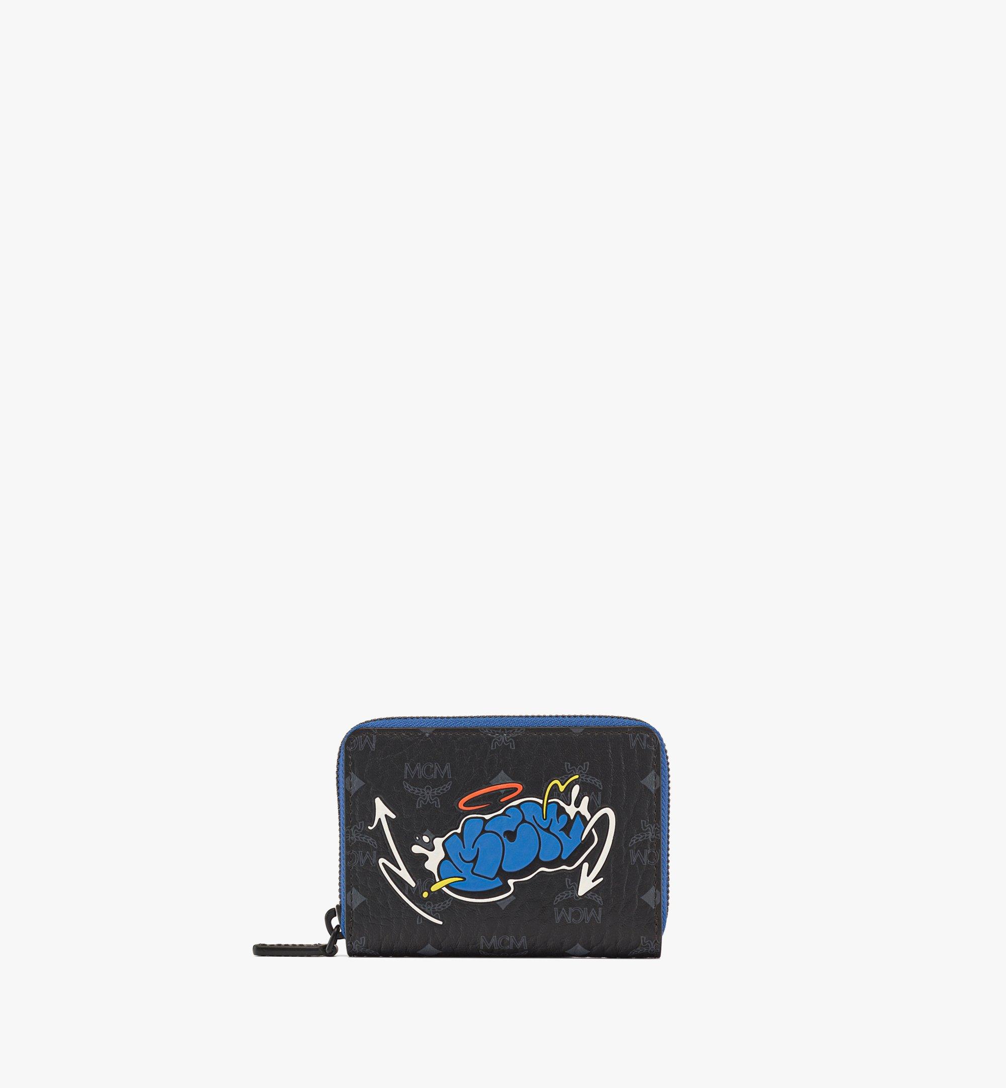 MCM Haru、Henry、Kaiser ジップアラウンド ウォレット - ヴィセトス Black MXLCATA02BK001 ほかの角度から見る 1