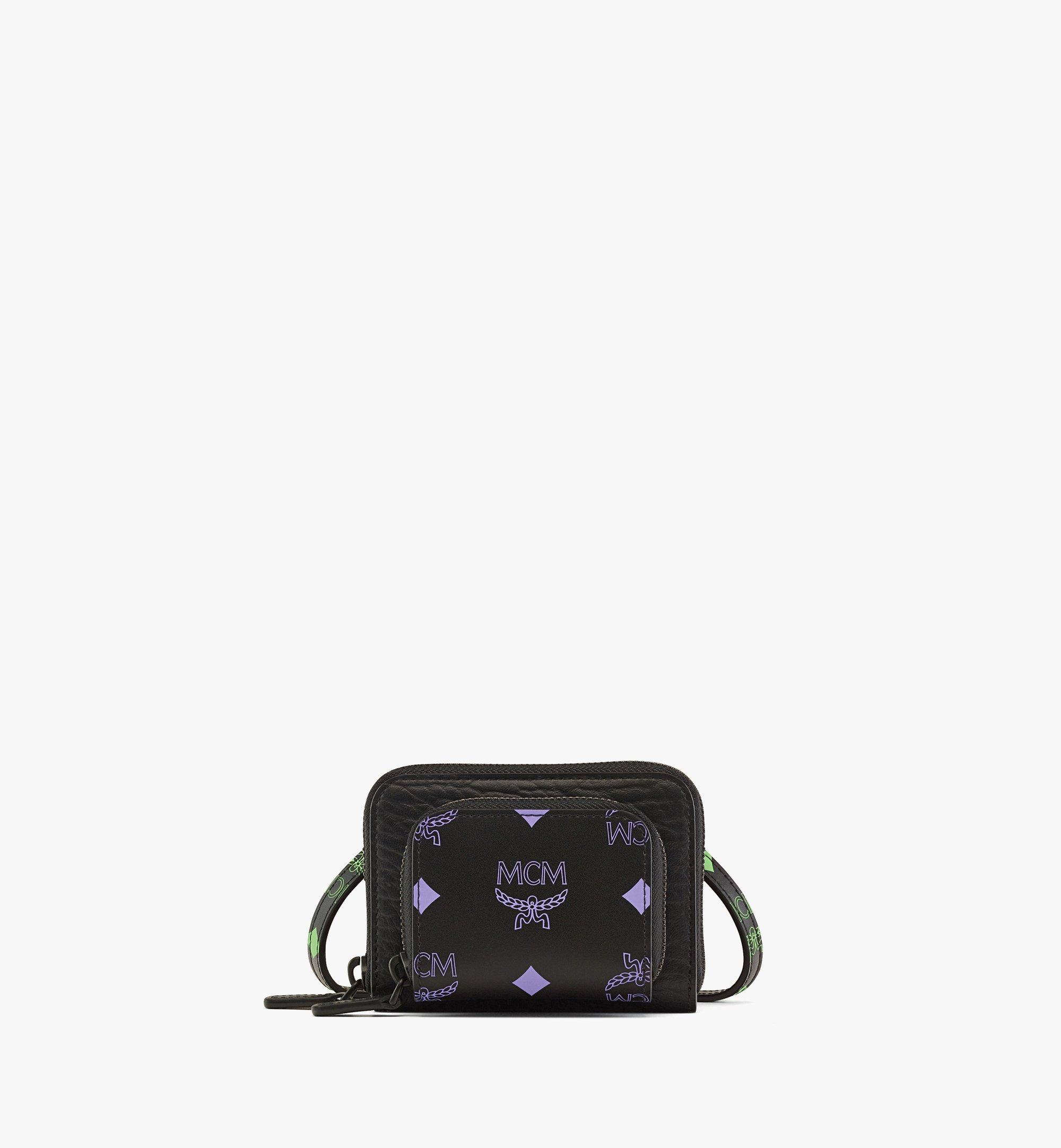 MCM Brieftasche aus Leder mit Color Splash Visetos und Rundum-Reissverschluss Purple MXLCSSX01U4001 Noch mehr sehen 1
