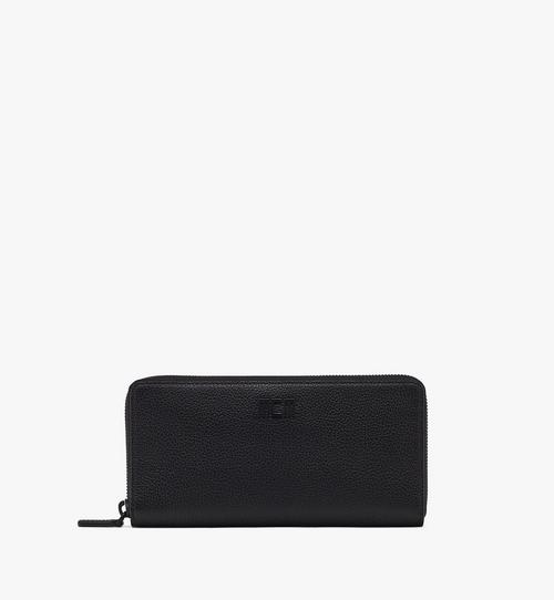 MCM Tech Zip Around Wallet in Spanish Leather