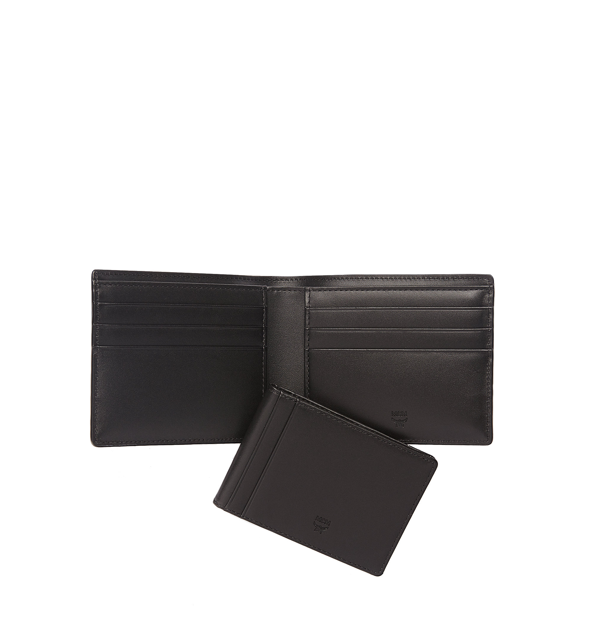 MCM Claus Bifold Wallet in Visetos Cognac MXS6AVI35CO001 Alternate View 4