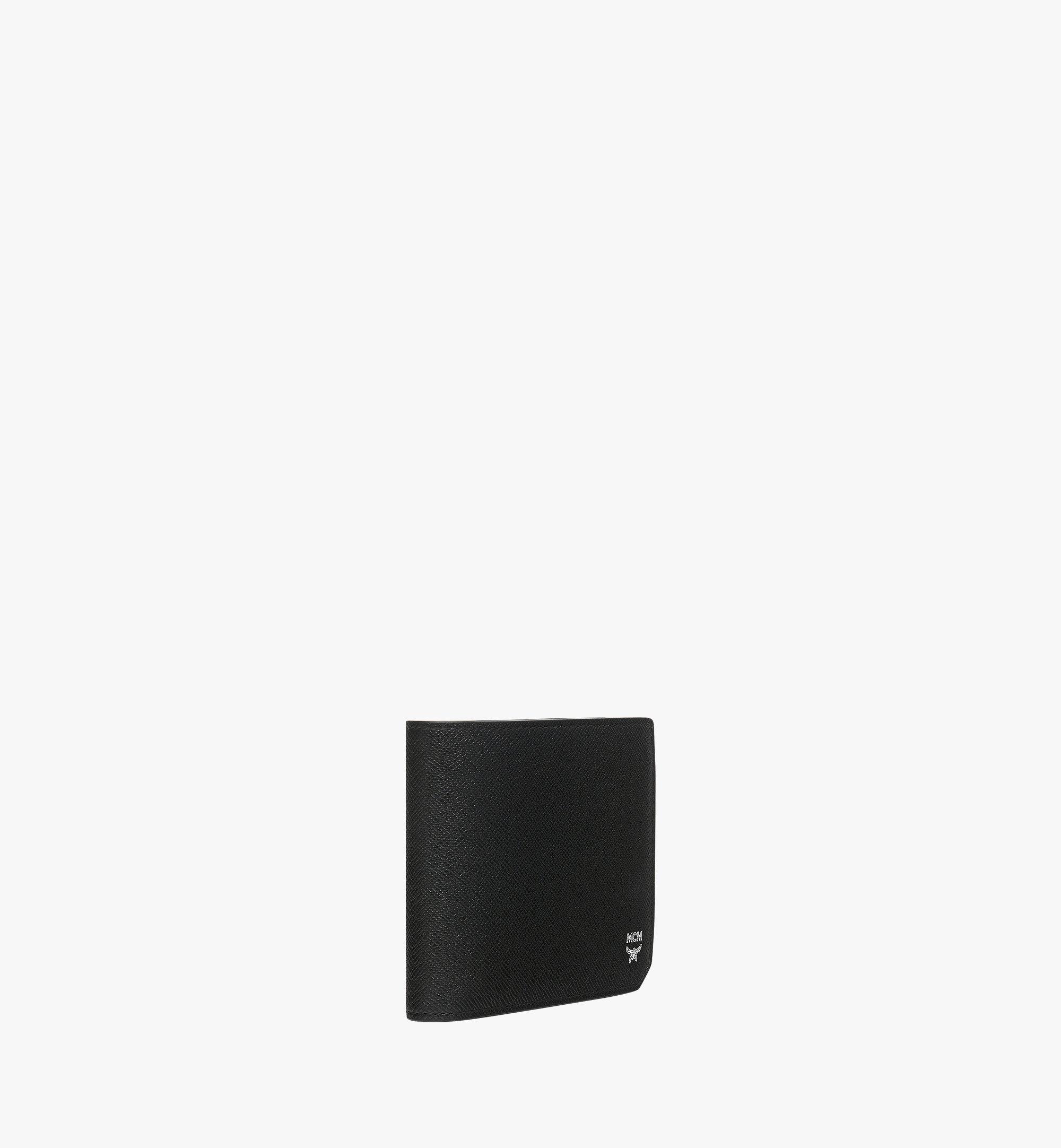 MCM Portefeuille à deux volets New Bric en cuir embossé Black MXS8ALL52BK001 Plus de photos 1