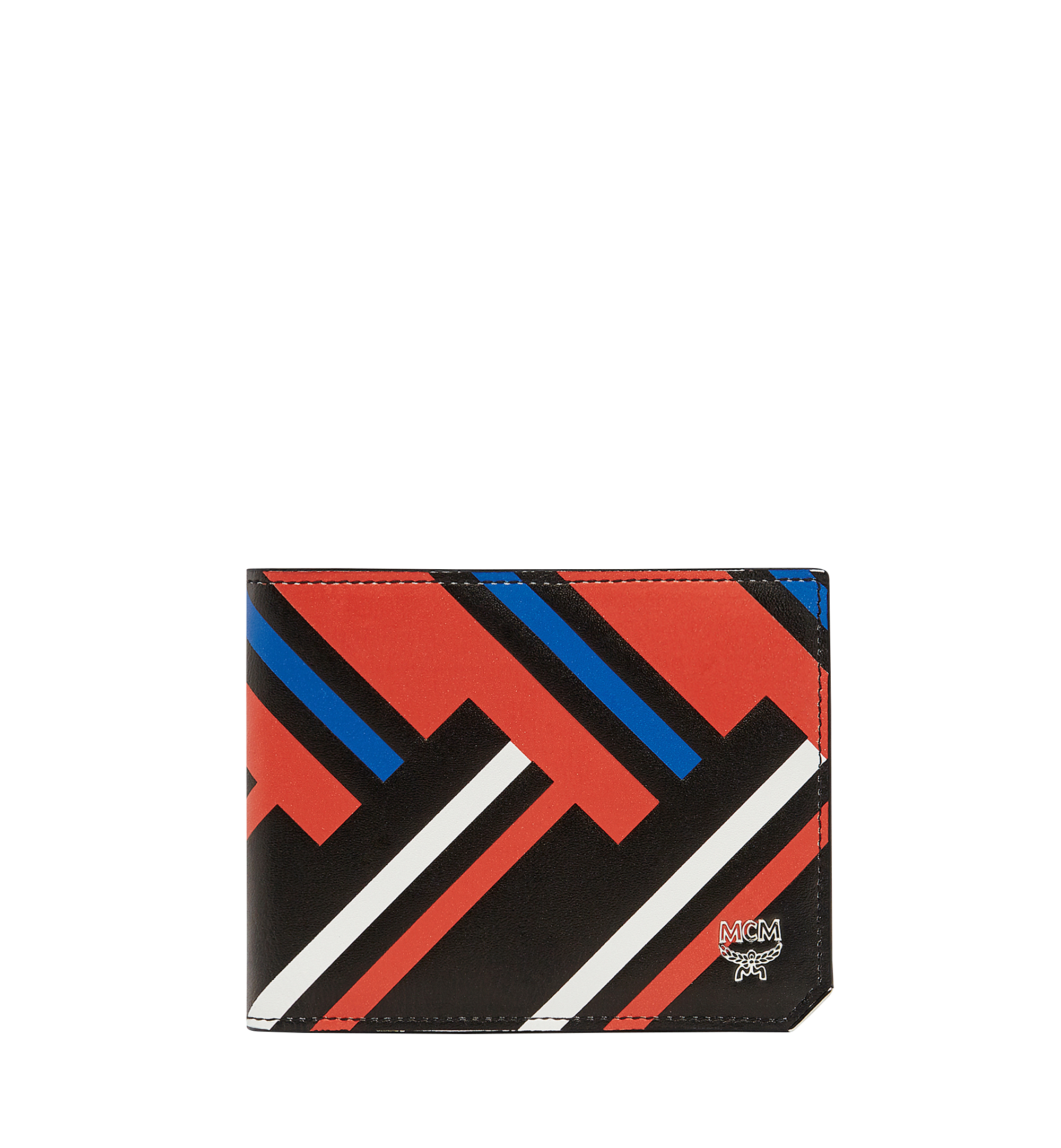 MCM Coburg gefaltete Brieftasche aus Victory Print Leder RED MXS8SCE83BB001 Noch mehr sehen 1