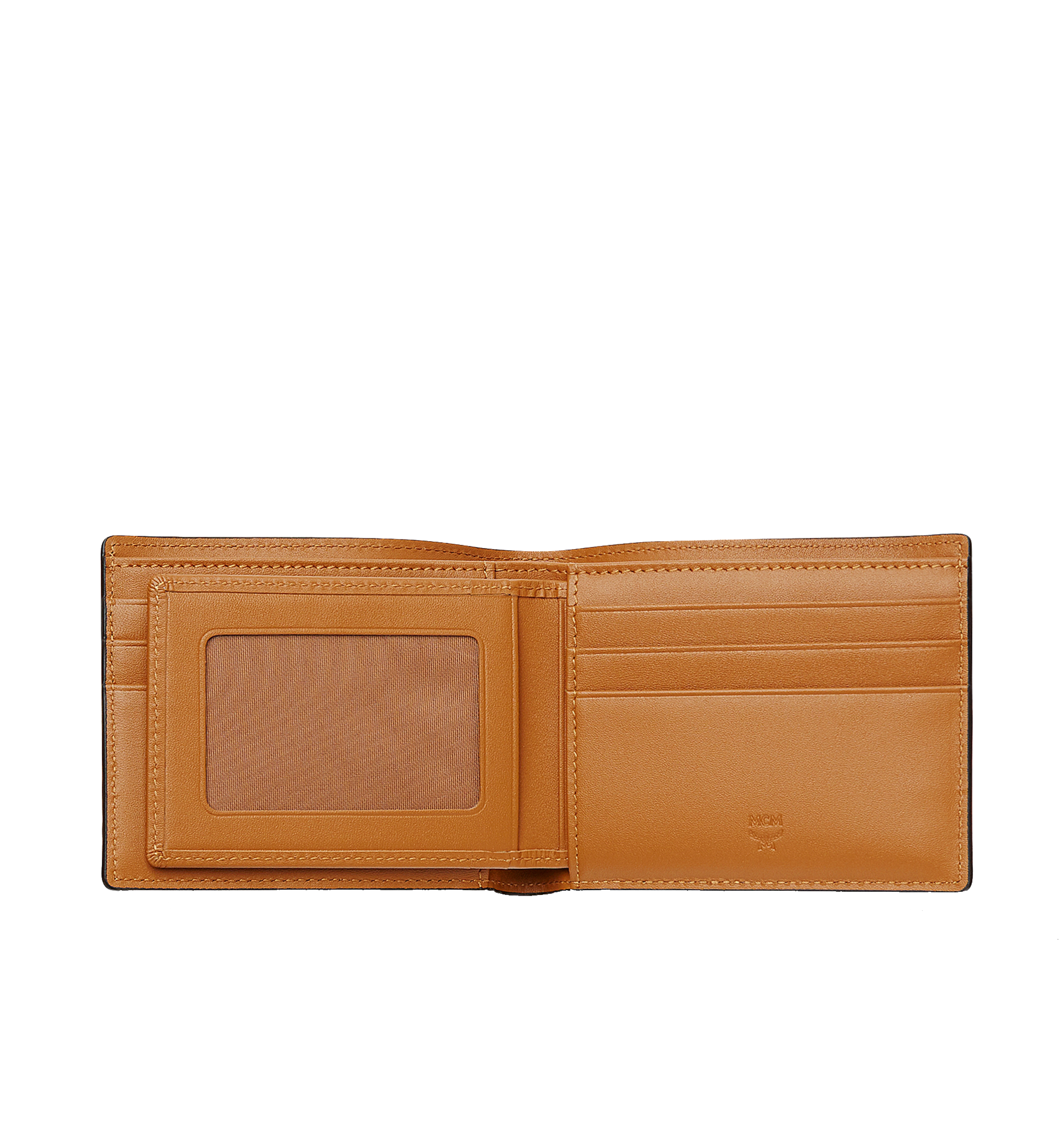 MCM Claus Bifold Wallet in Visetos Cognac MXS8SVI35CO001 Alternate View 3