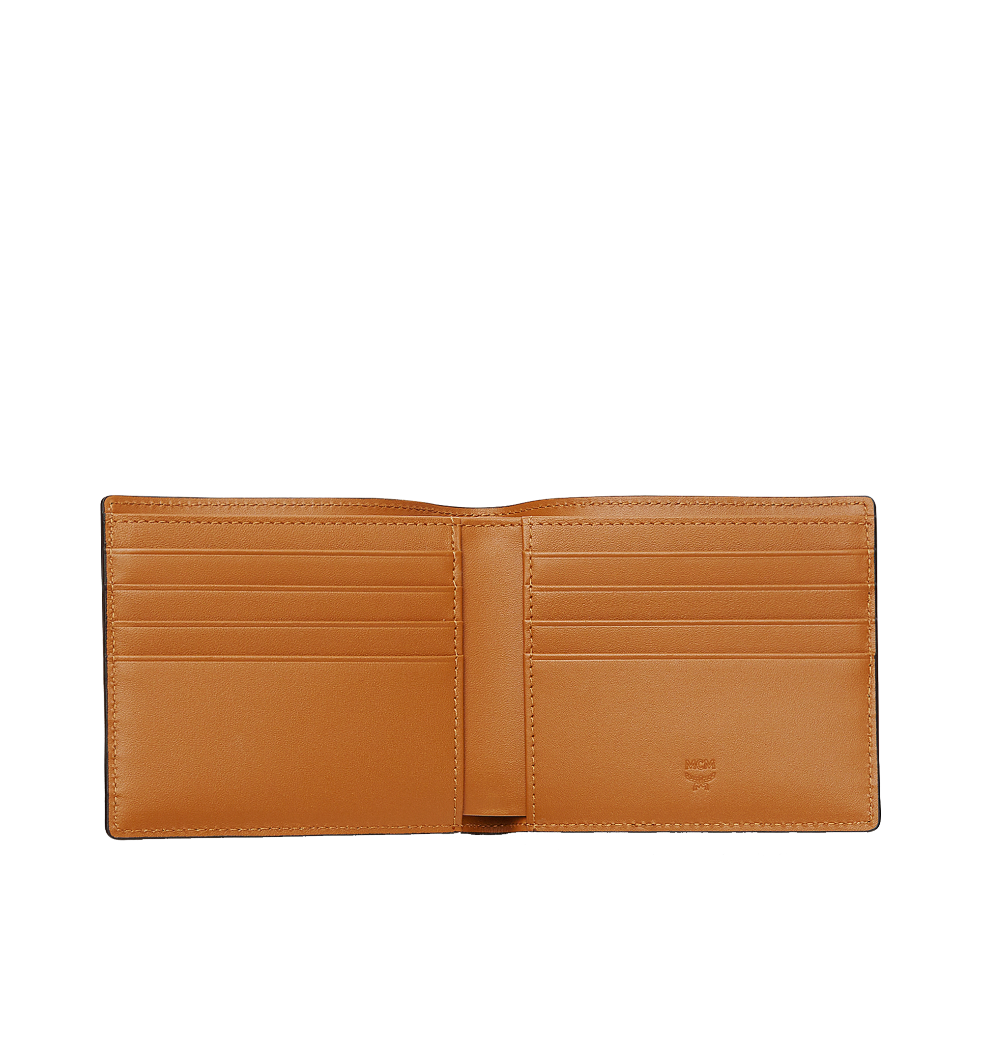 MCM Visetos Small Flap Wallet Cognac 1246491