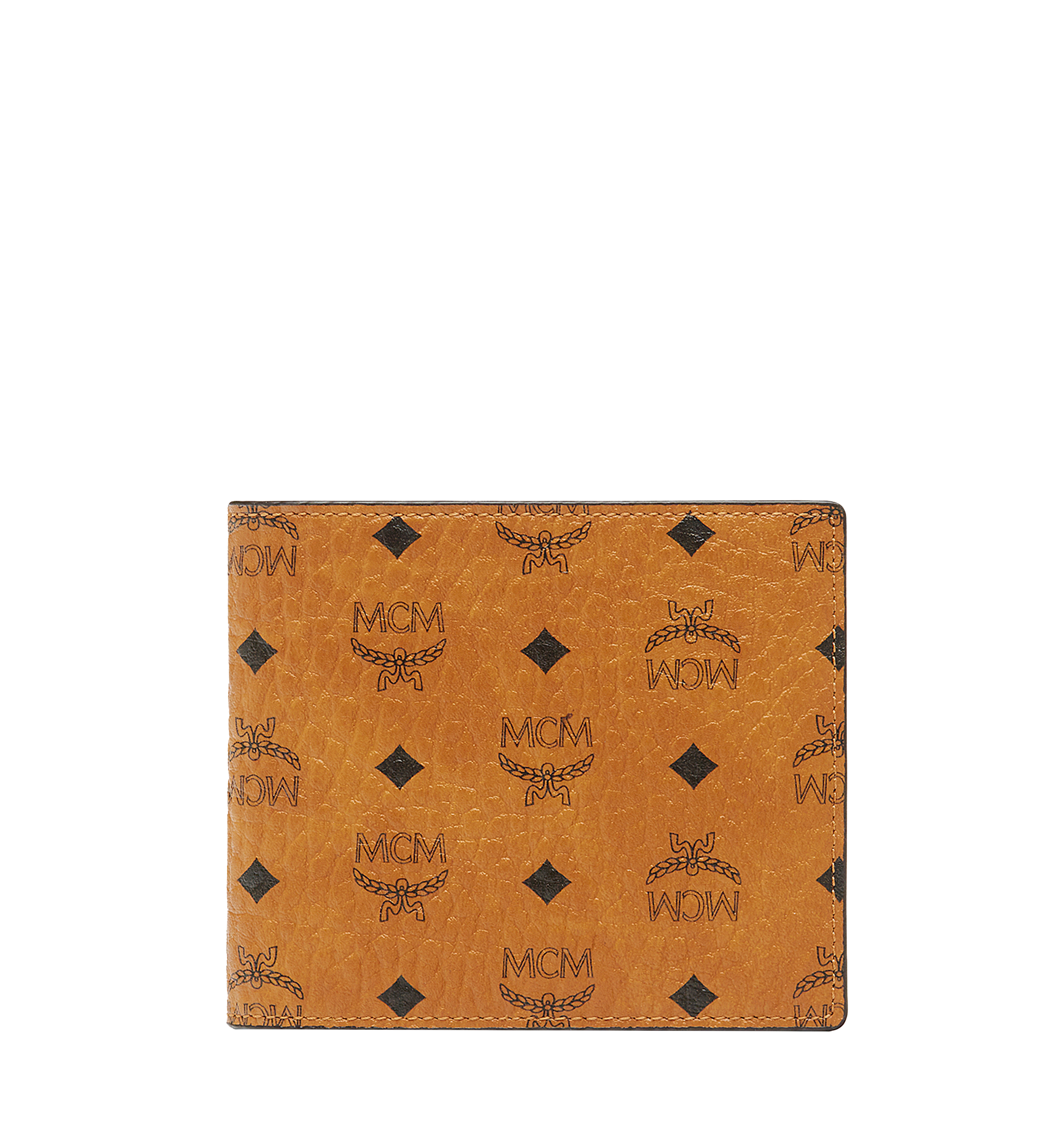 MCM モノグラム 二つ折りコインウォレット Cognac MXS8SVI66CO001 ほかの角度から見る 1
