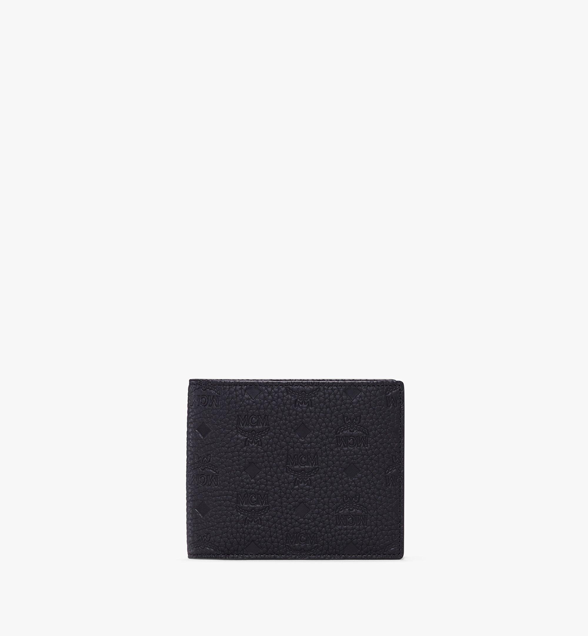 MCM Bifold Wallet in Tivitat Leather Black MXS9ABT23BK001 Alternate View 1
