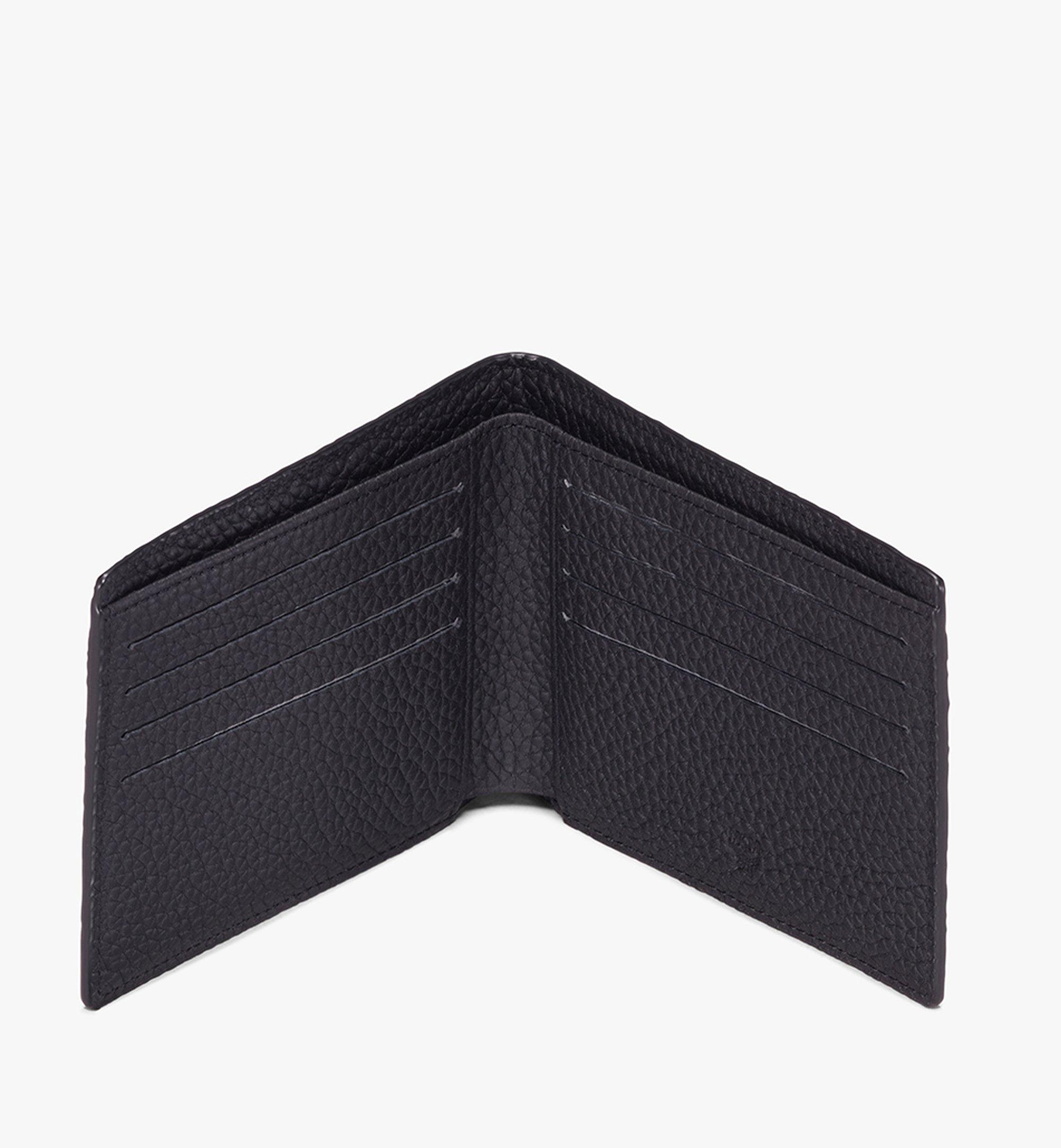 MCM Bifold Wallet in Tivitat Leather Black MXS9ABT23BK001 Alternate View 2