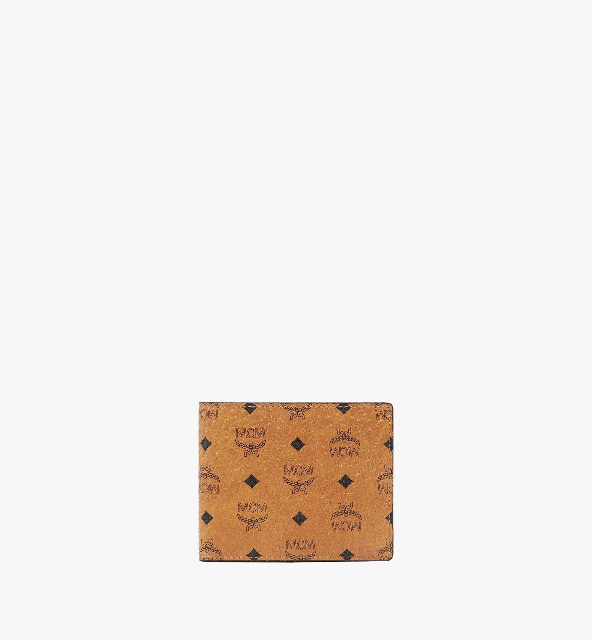 Portefeuille à deux volets avec porte-cartes en Visetos Original