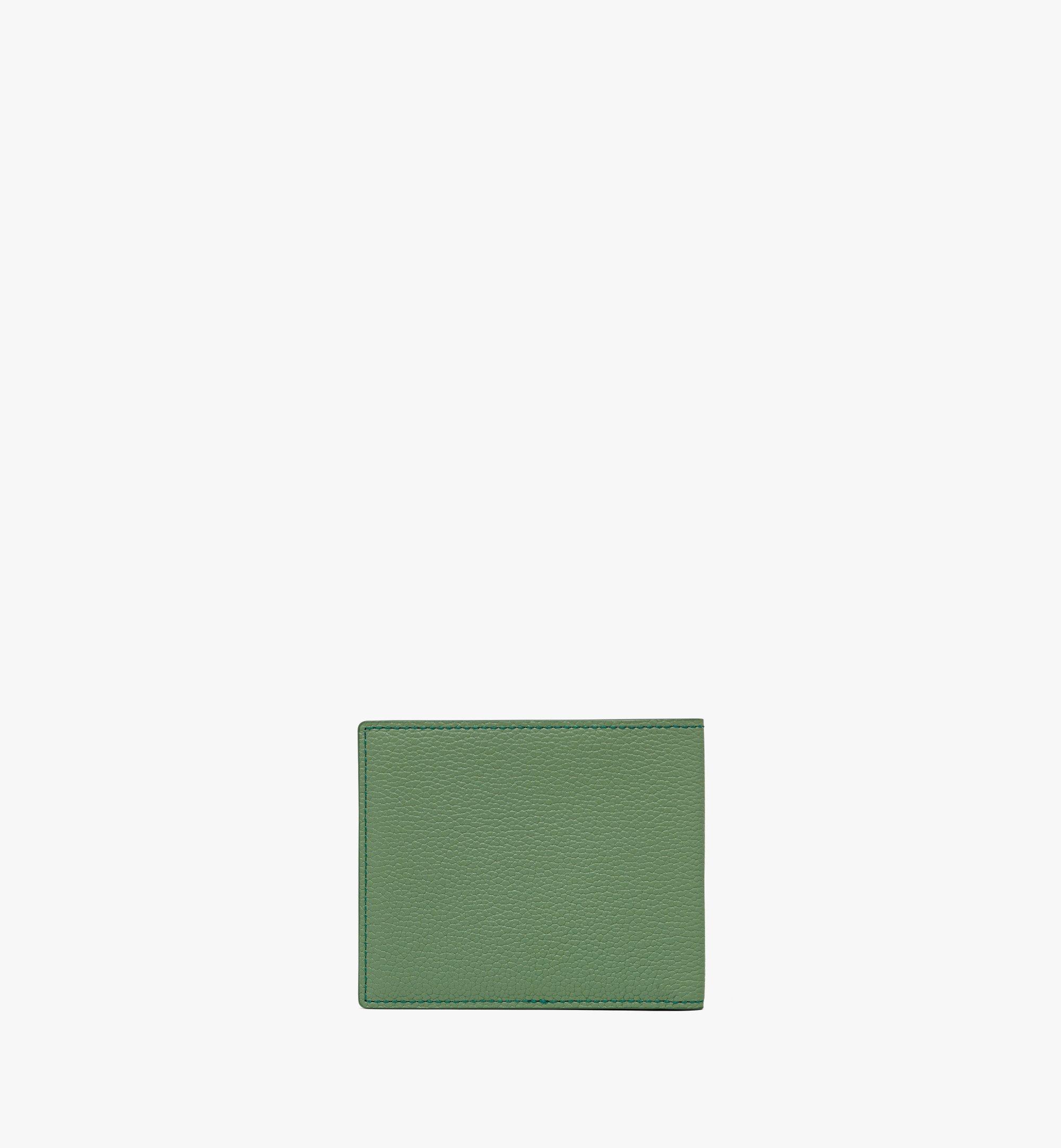 MCM MCM Tech gefaltetes Portemonnaie aus spanischem Leder Green MXSCATC01JZ001 Noch mehr sehen 2