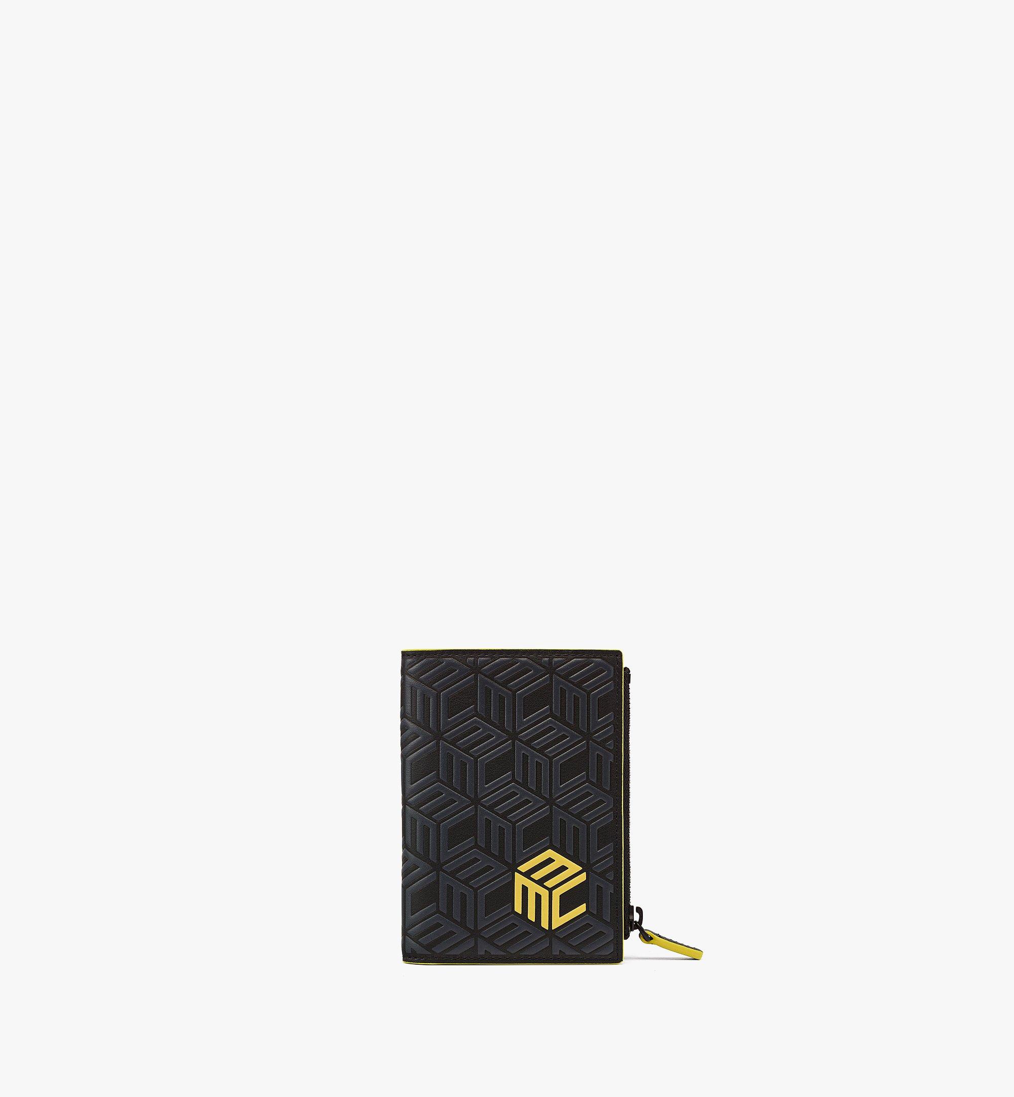 MCM Gefaltete Kartenbrieftasche aus Leder mit Cubic-Monogramm Black MXSCSCK02BK001 Noch mehr sehen 1