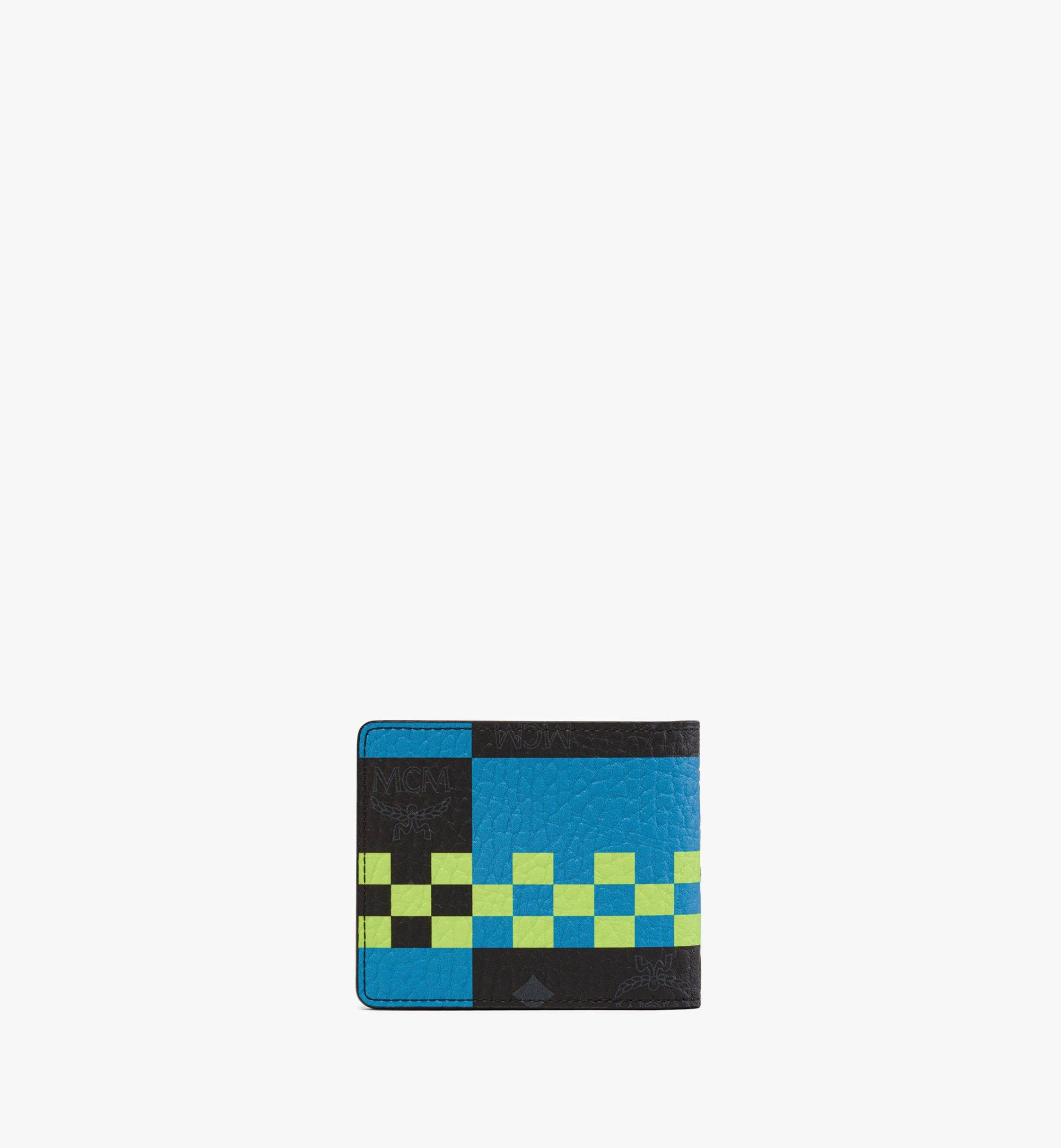 MCM Gefaltetes Portemonnaie in Checkerboard Visetos Multi MXSDSTA01MT001 Noch mehr sehen 2