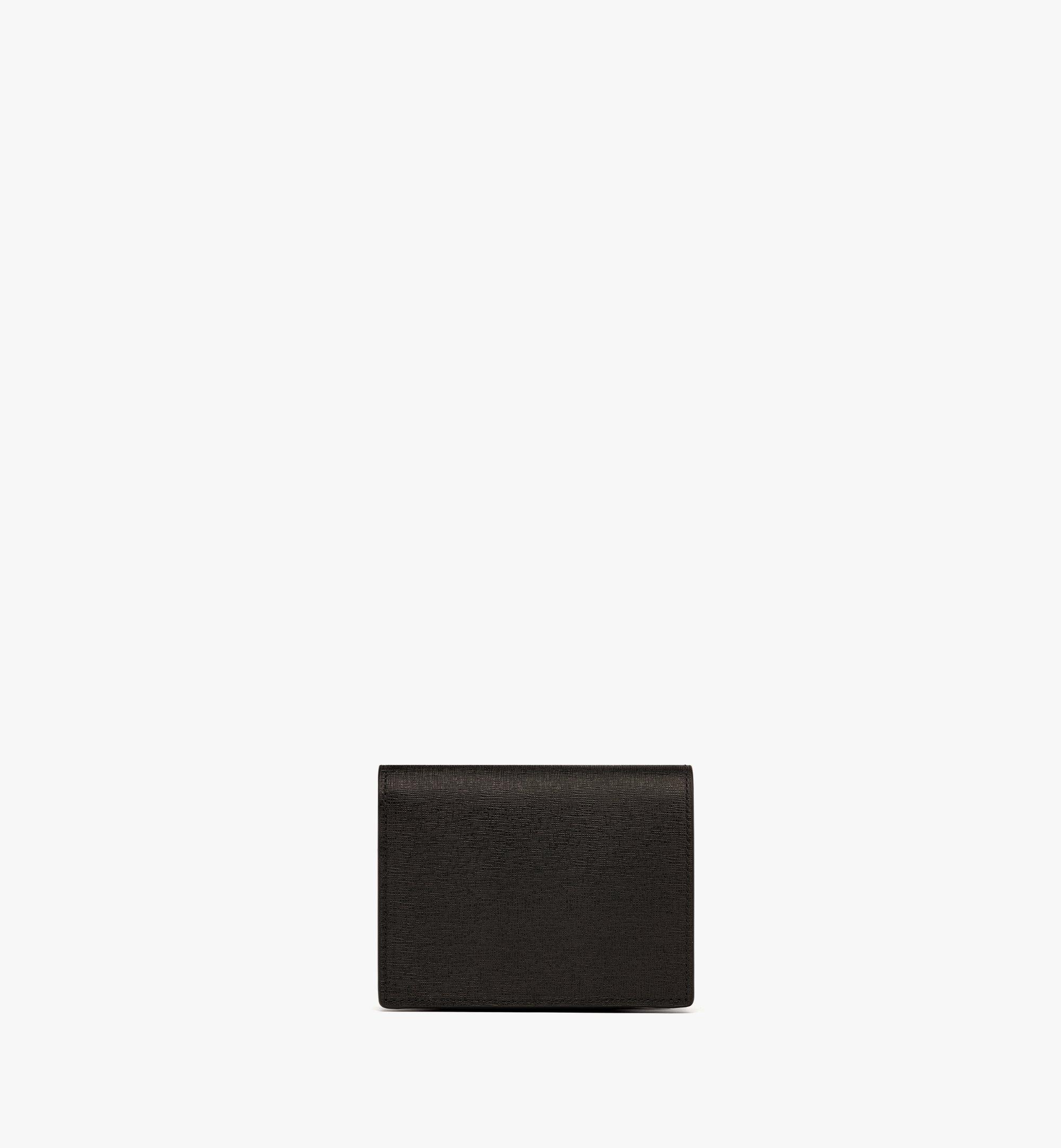 MCM Aren压花皮革对折式钱包 Black MXSDSTA05BK001 更多视角 2