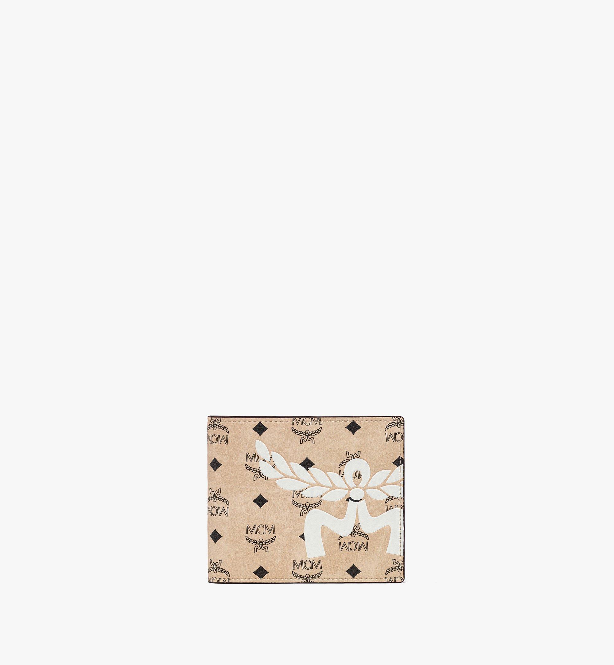 MCM Aren 二つ折り財布 - メガ ローレル ヴィセトス Beige MXSEATA02IG001 ほかの角度から見る 1