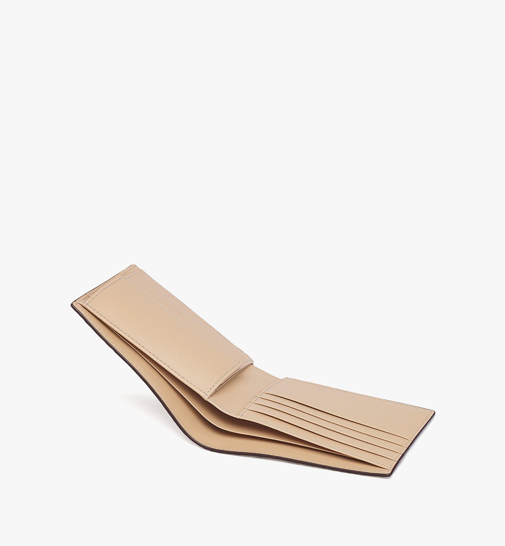 MCM Aren 二つ折り財布 - メガ ローレル ヴィセトス Beige MXSEATA02IG001 ほかの角度から見る 1