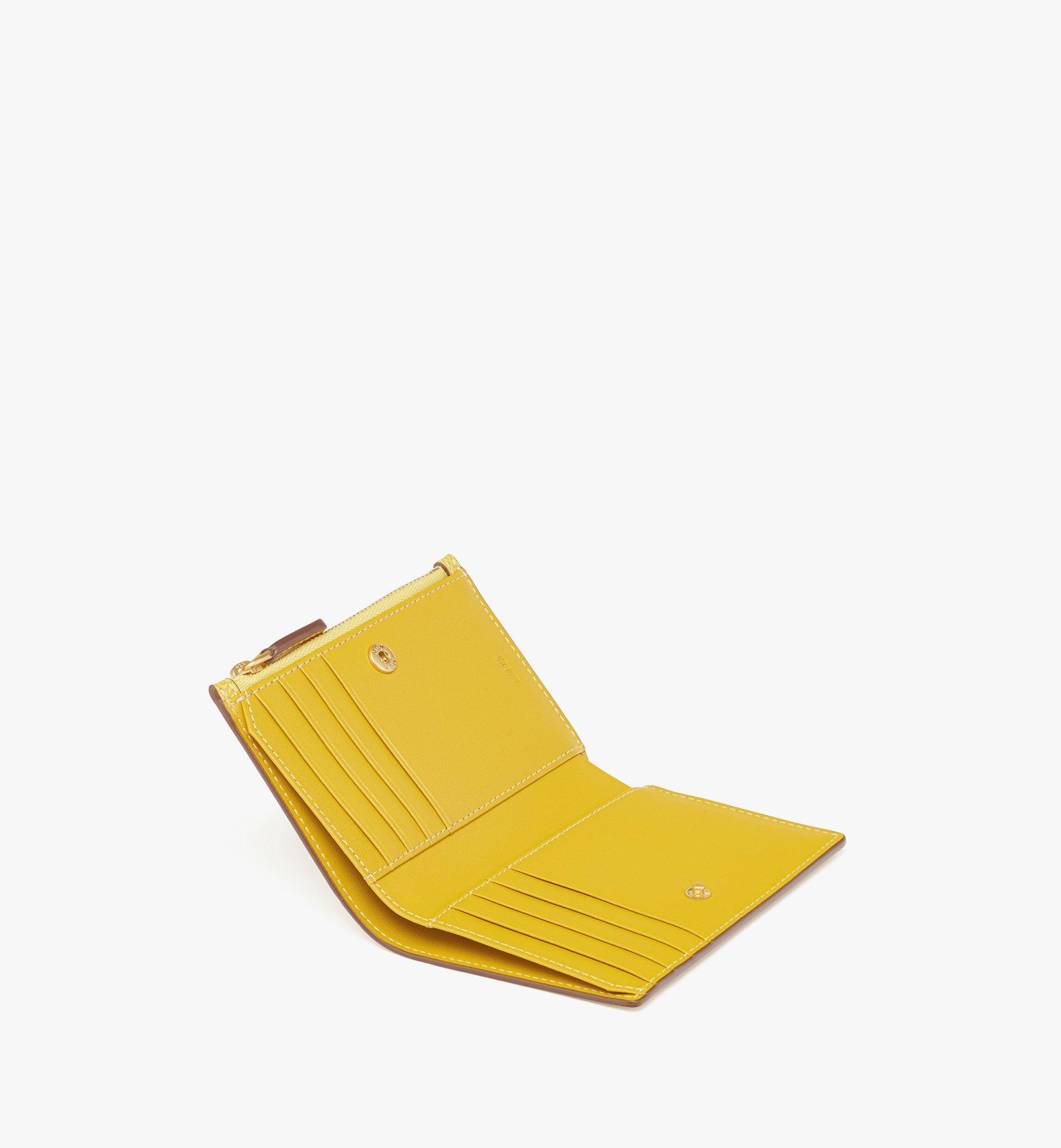 Mini Himmel Bifold Snap Wallet in Lauretos Yellow | MCM ®US